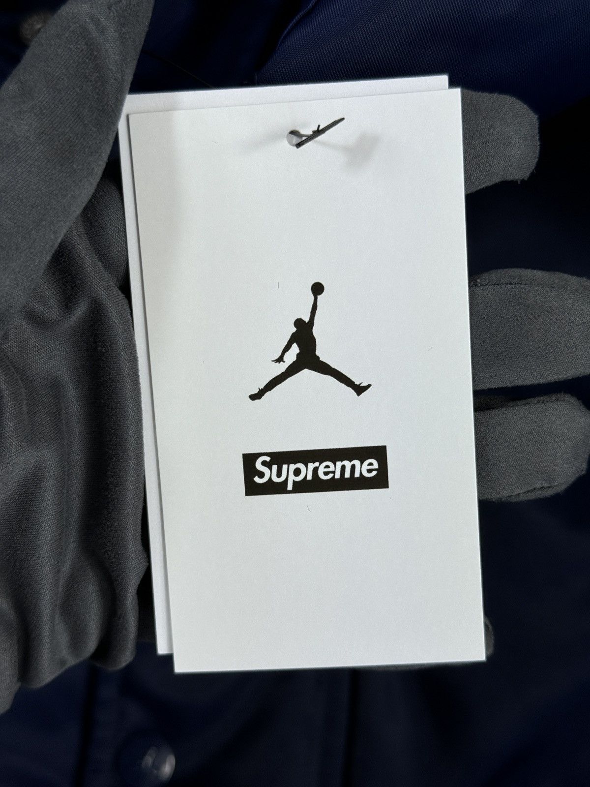 Jordan Brand × Supreme LOGO EMBROIDERED HOODED PUFFER JACKET Size US XL / EU 56 / 4 - 10 Thumbnail