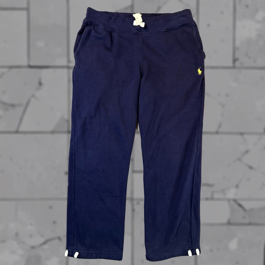 Polo Ralph Lauren Polo Ralph Lauren Sweatpants Mens S Blue Fleece Pony Soft Drawstring Ankles Pants Size US S / EU 44-46 / 1 - 1 Thumbnail