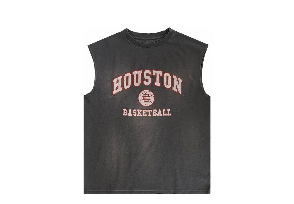 Eric Emanuel Eric Emanuel EE washed grey Houston Cougars cutoff shirt Size US L / EU 52-54 / 3 - 1 Thumbnail