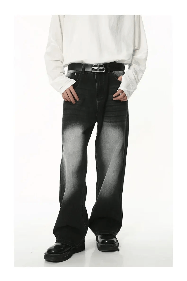 Jean × Vintage Loose wide-leg vintage distressed jeans y2k pants Size US 30 / EU 46 - 1 Thumbnail