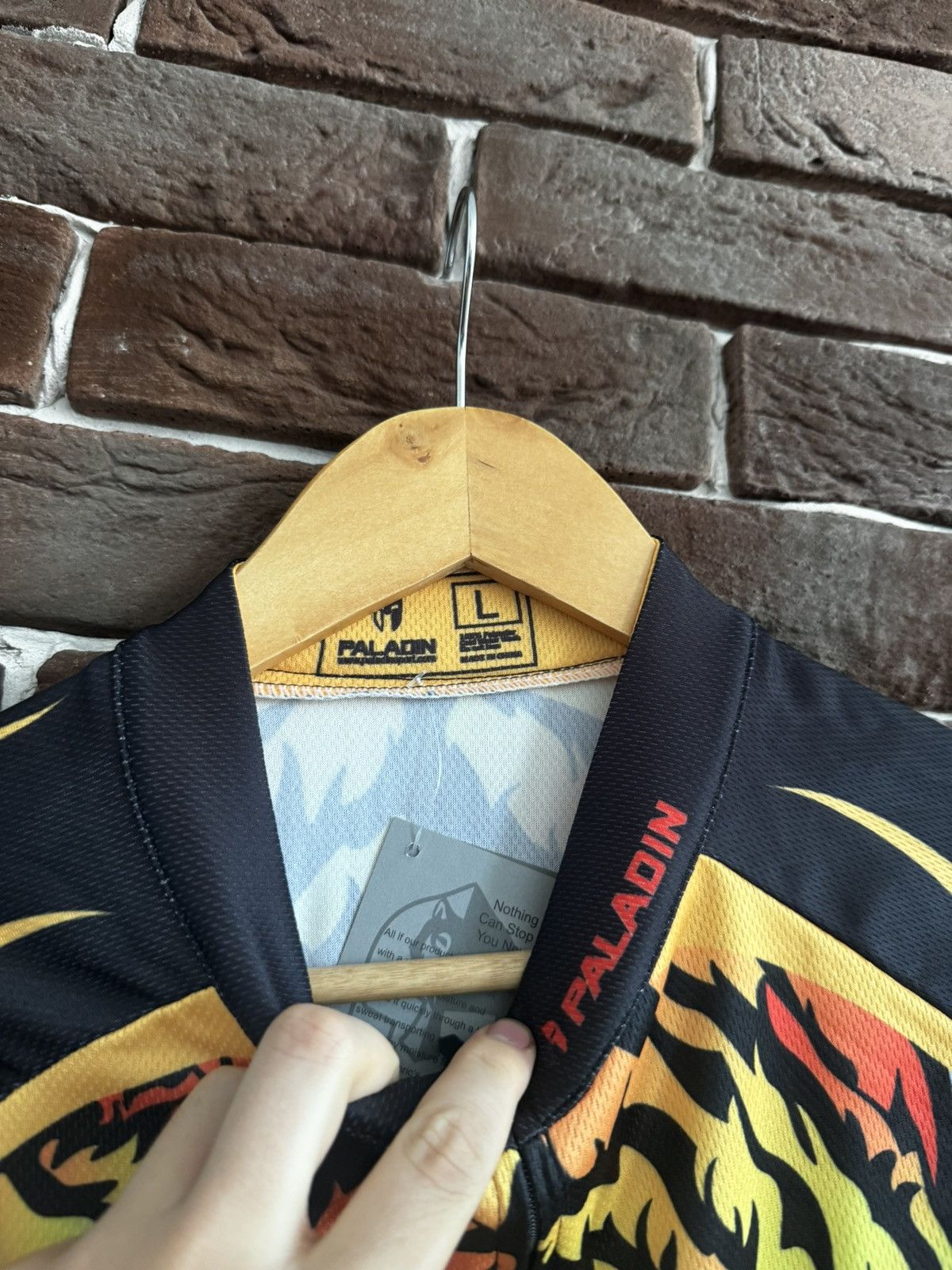 Other ONE OF A KIND Flaming Tiger Vintage Bike Jersey Hype Street Size US L / EU 52-54 / 3 - 7 Thumbnail