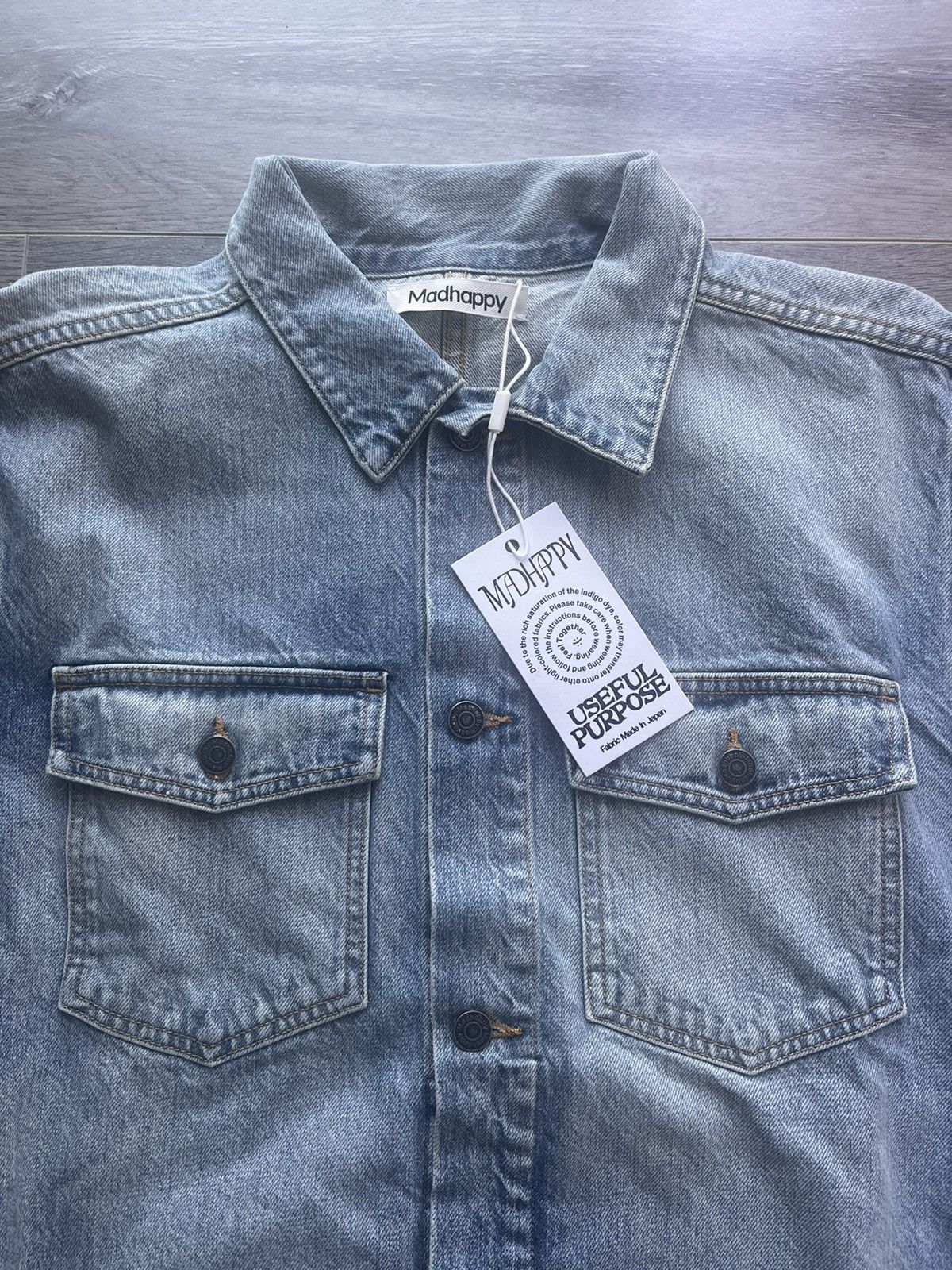 Madhappy × Vintage Madhappy Japanese Denim Jacket Size US L / EU 52-54 / 3 - 3 Thumbnail