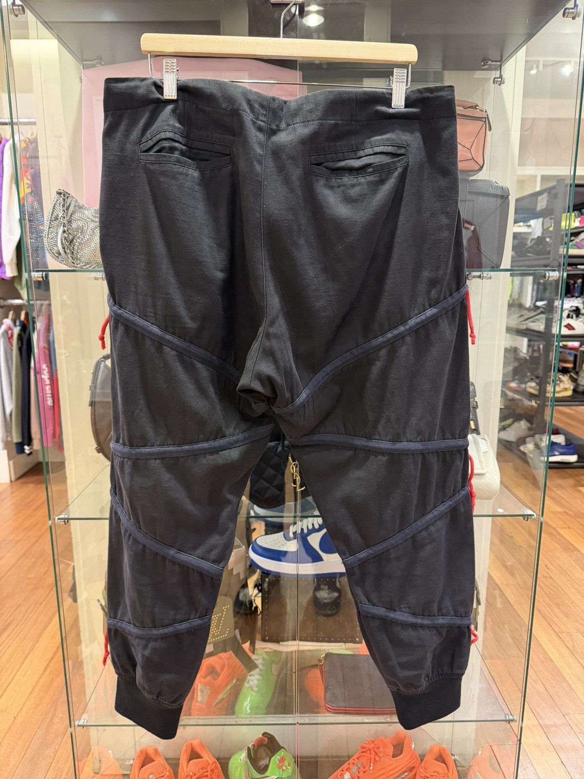 Greg Lauren Greg Lauren Black Baker Zig Zag Lounge Pants Size US 40 / EU 56 - 2 Thumbnail