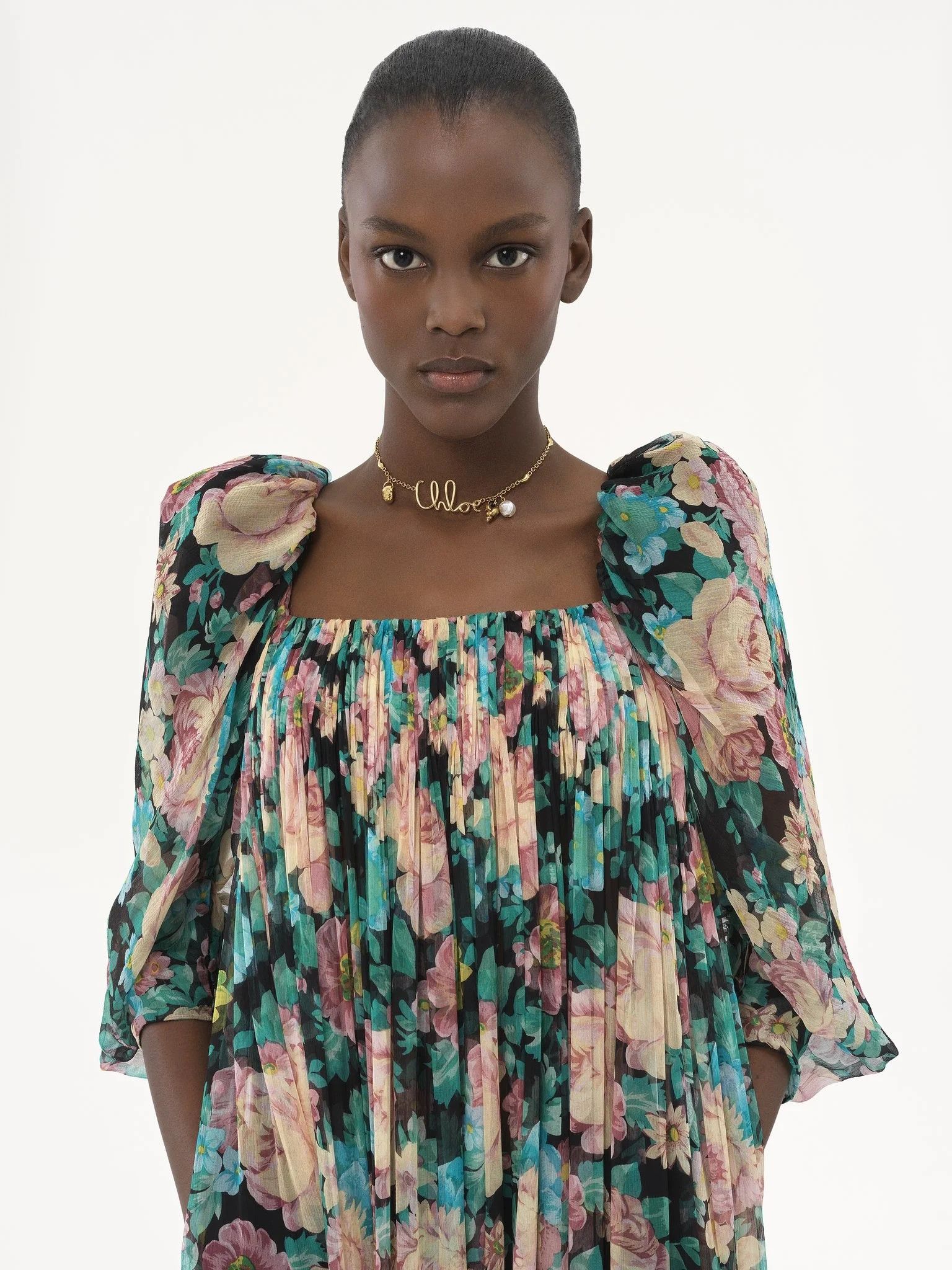 Chloe o1loc1c10226 Maxi Dress in Multicolor Size XS / US 0-2 / IT 36-38 - 6 Thumbnail