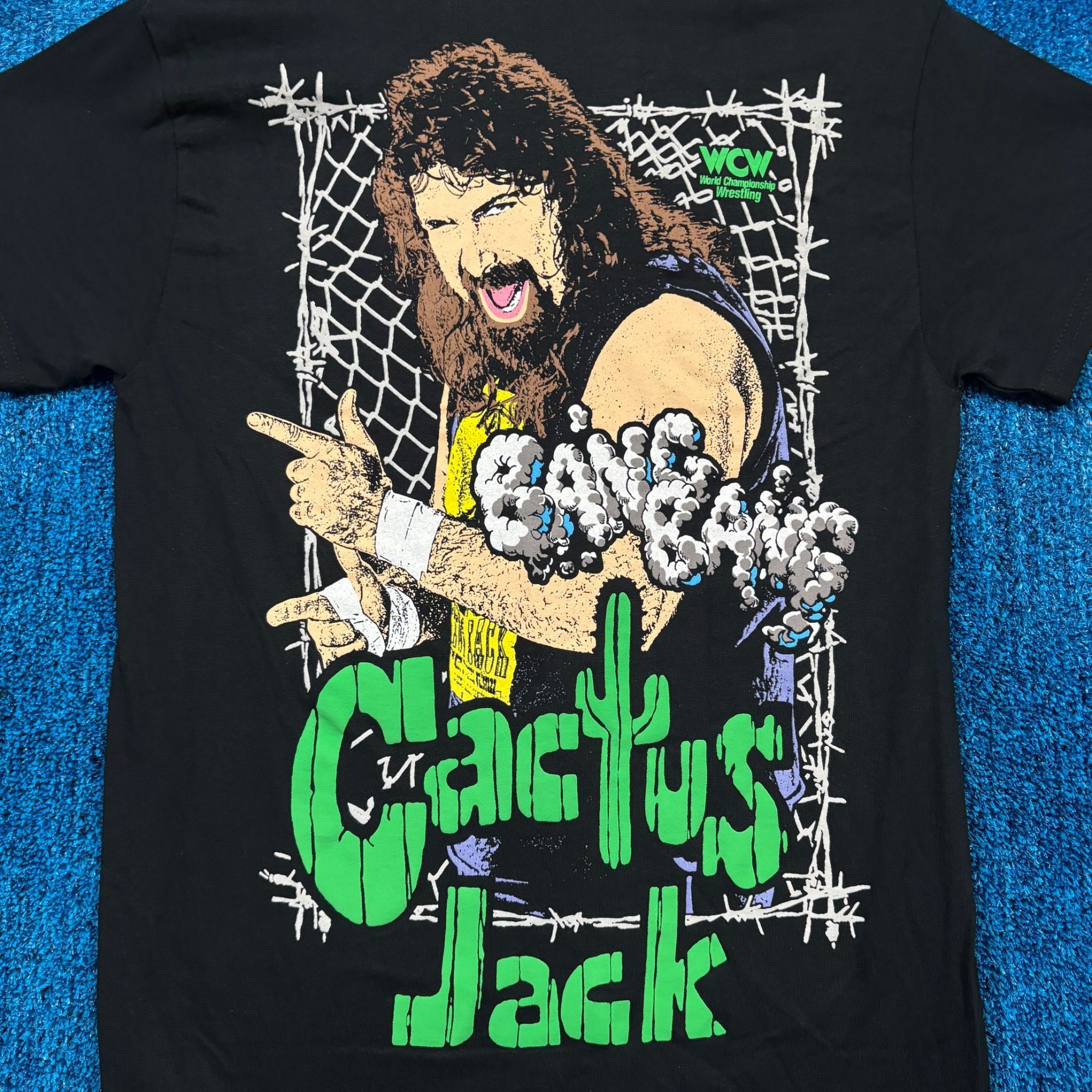 WWE WCW Cactus Jack Bang Bang Mick Foley Promo WWE Legends Tee S Size US S / EU 44-46 / 1 - 2 Thumbnail