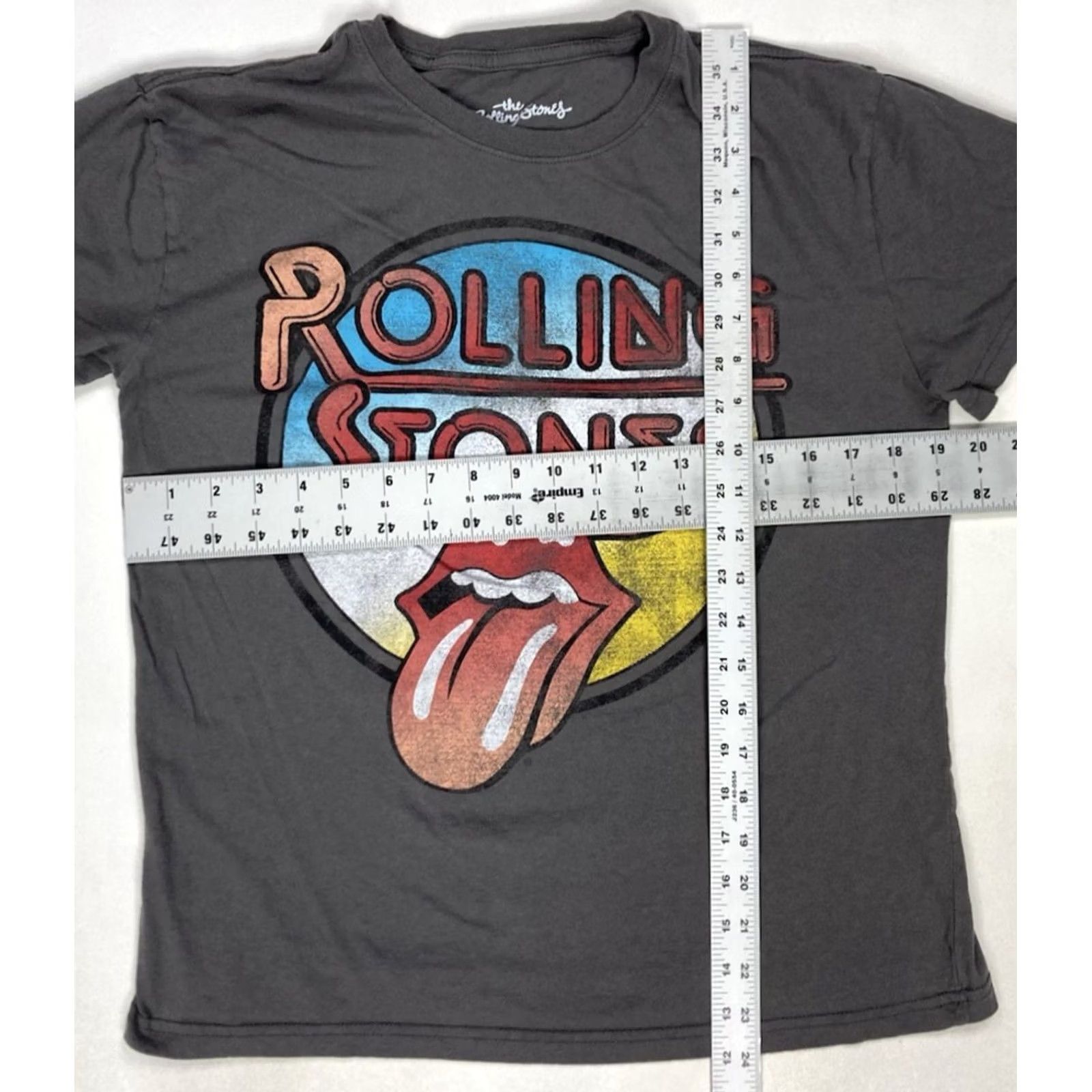Vintage VINTAGE The Rolling Stones Shirt Womens Medium Gray Short Sleeve Music Size M / US 6-8 / IT 42-44 - 5 Thumbnail