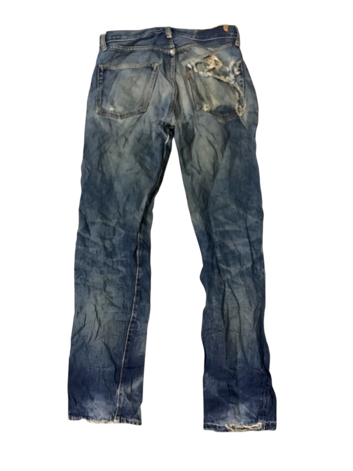 Denime Denime Distress Denim Selvedge Jeans Size US 29 - 2 Thumbnail