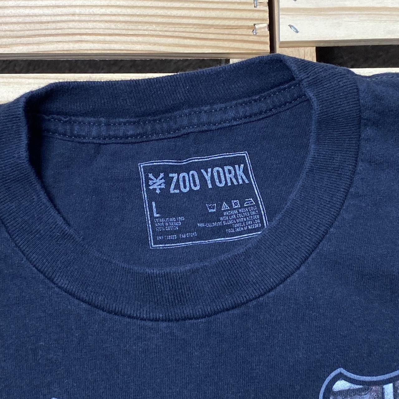 Zoo York Zoo York Black Y2K Skate Tee Size Large Size US L / EU 52-54 / 3 - 3 Thumbnail