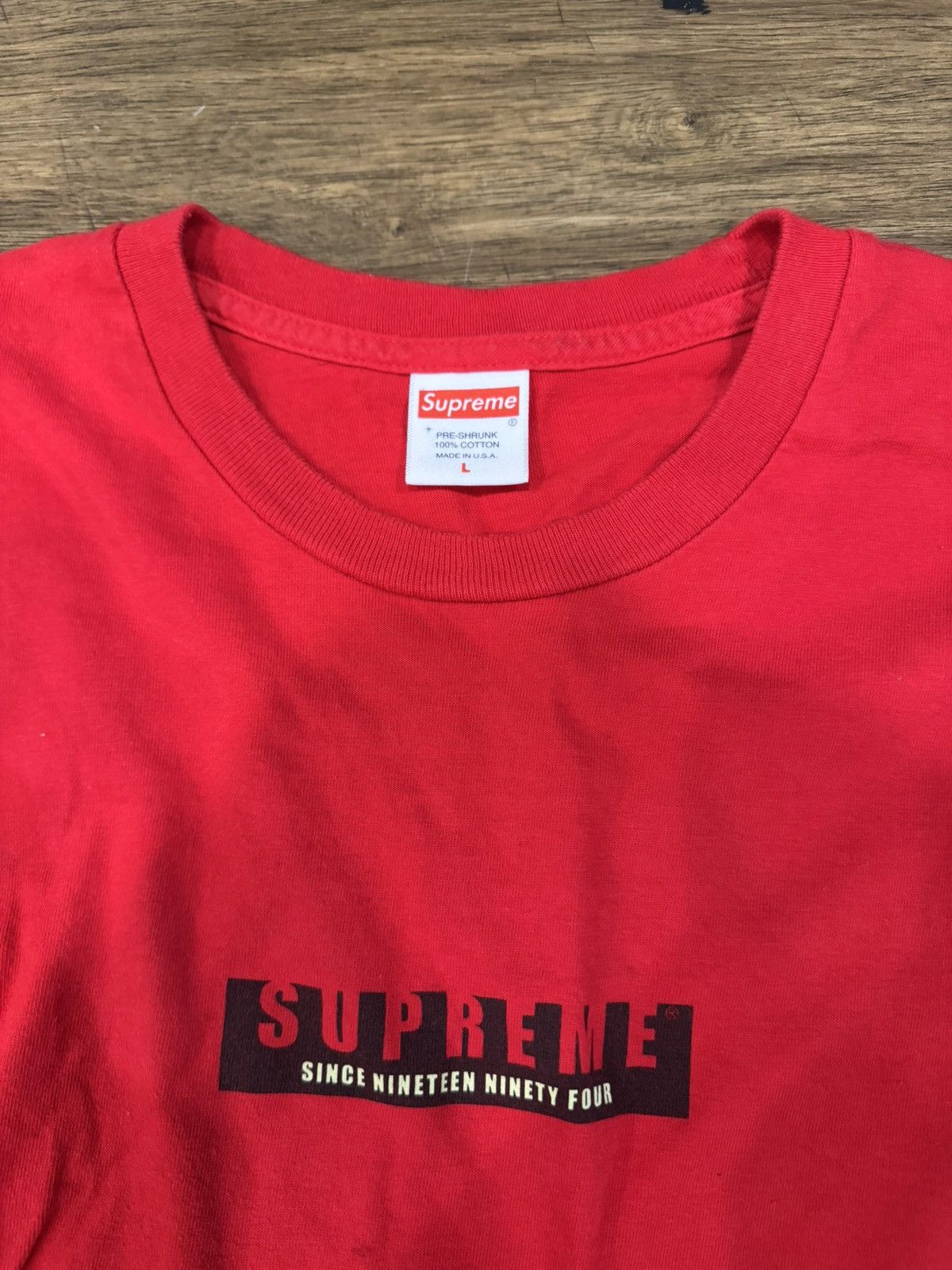 Supreme Supreme Red long sleeve Size US L / EU 52-54 / 3 - 3 Thumbnail