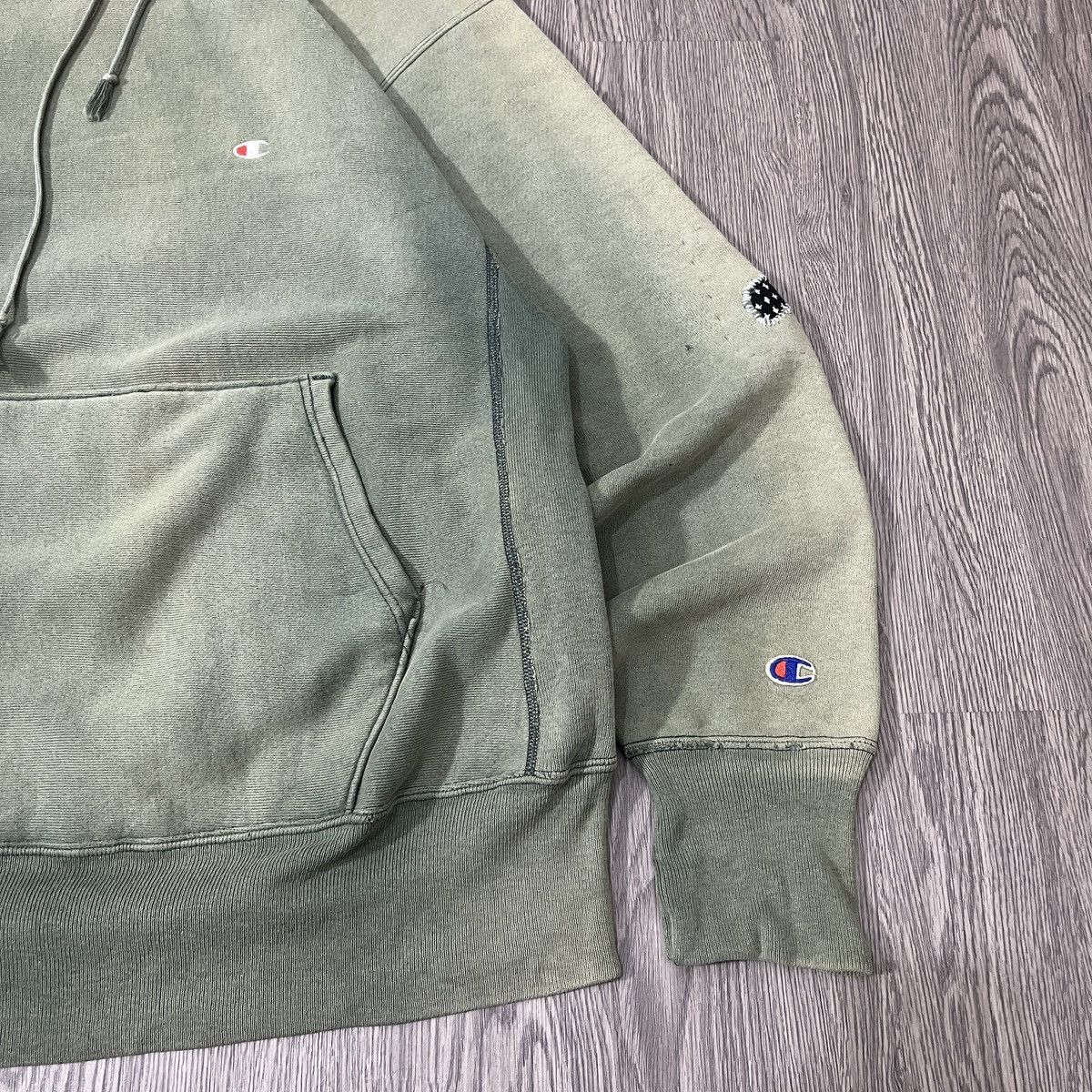 Japanese Brand Crazy SunFaded Champion Reverse Weave Basic Logo Hodie Size US L / EU 52-54 / 3 - 3 Thumbnail