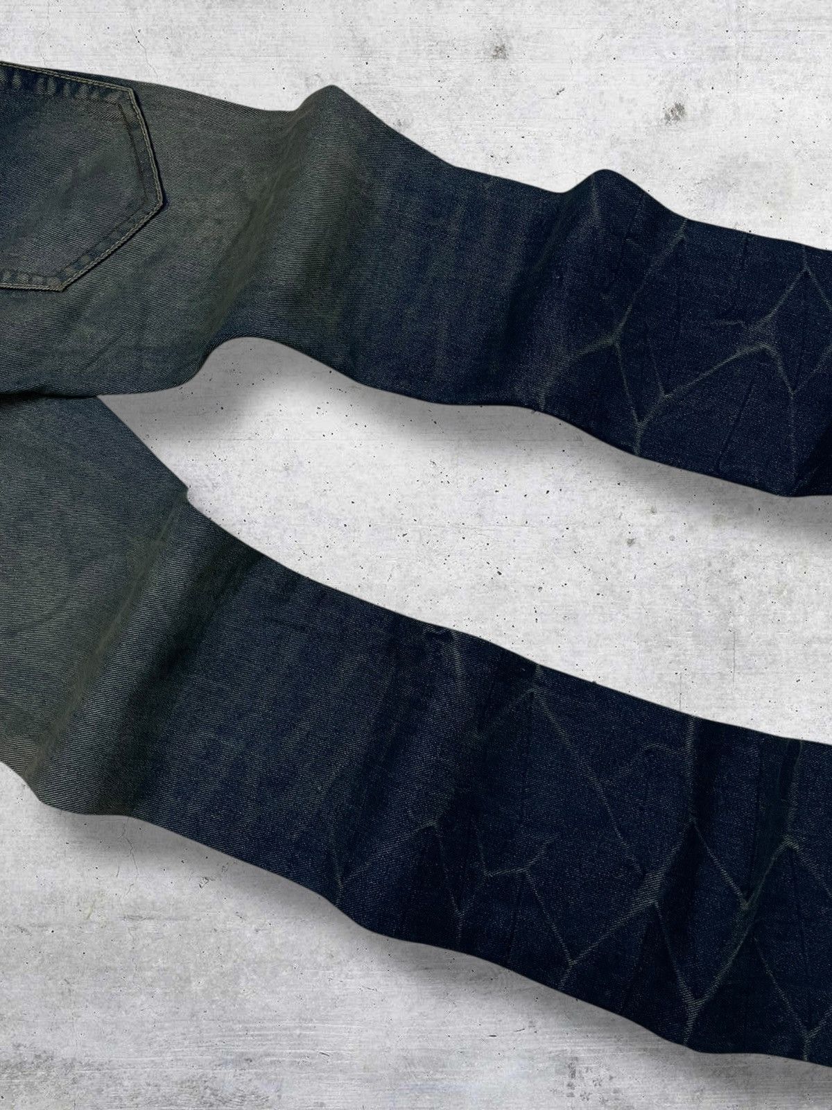 GOSTAR DE FUGA VINTAGE LAGUST SCAB 90S JAPAN DESIGNER RIPPED ROCKSTAR DENIM Size US 30 / EU 46 - 15 Thumbnail
