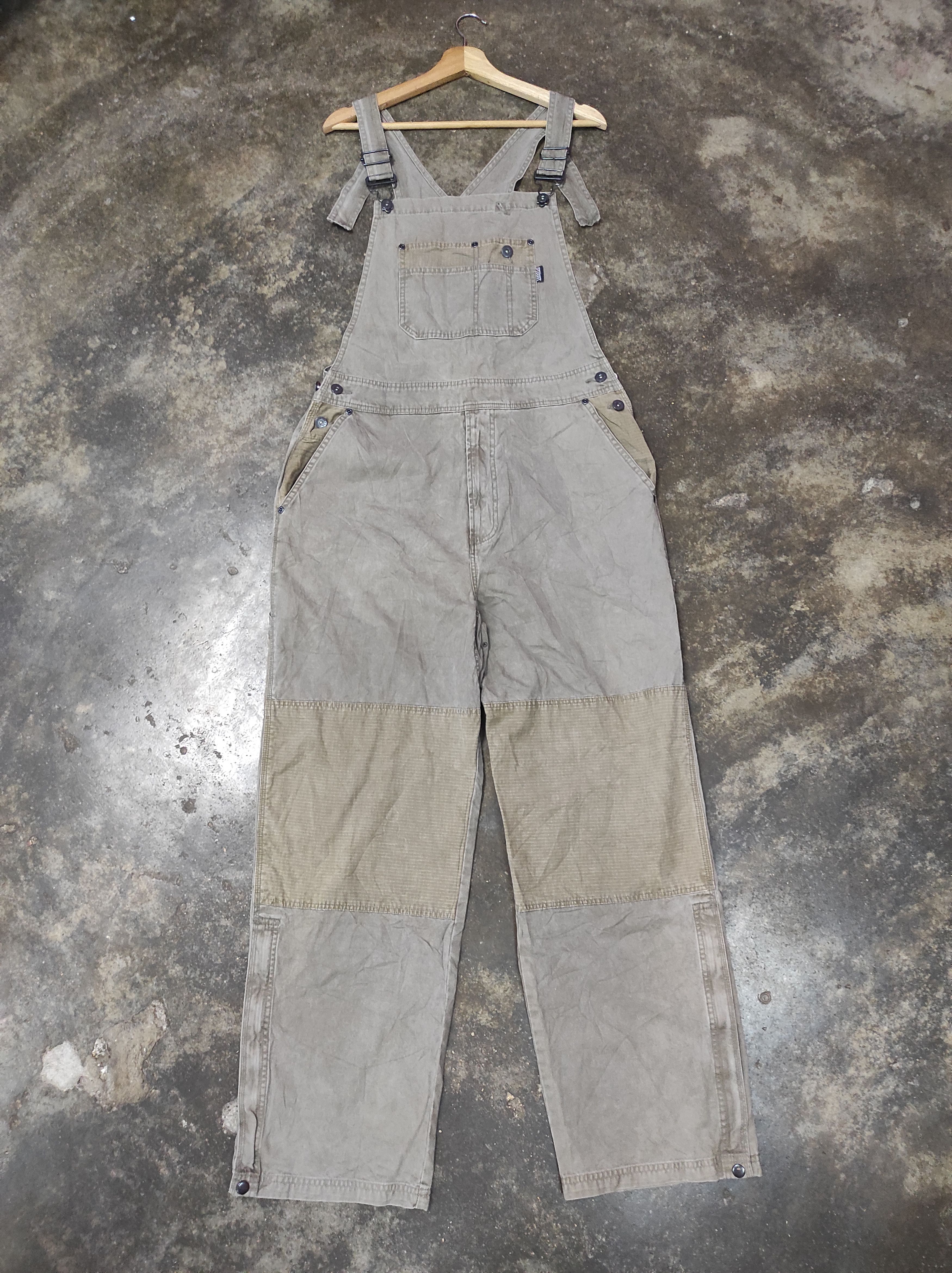 STUSSY WORKER OVERALLS ベージュ Stussy Irving Worker Overalls - AirRobe