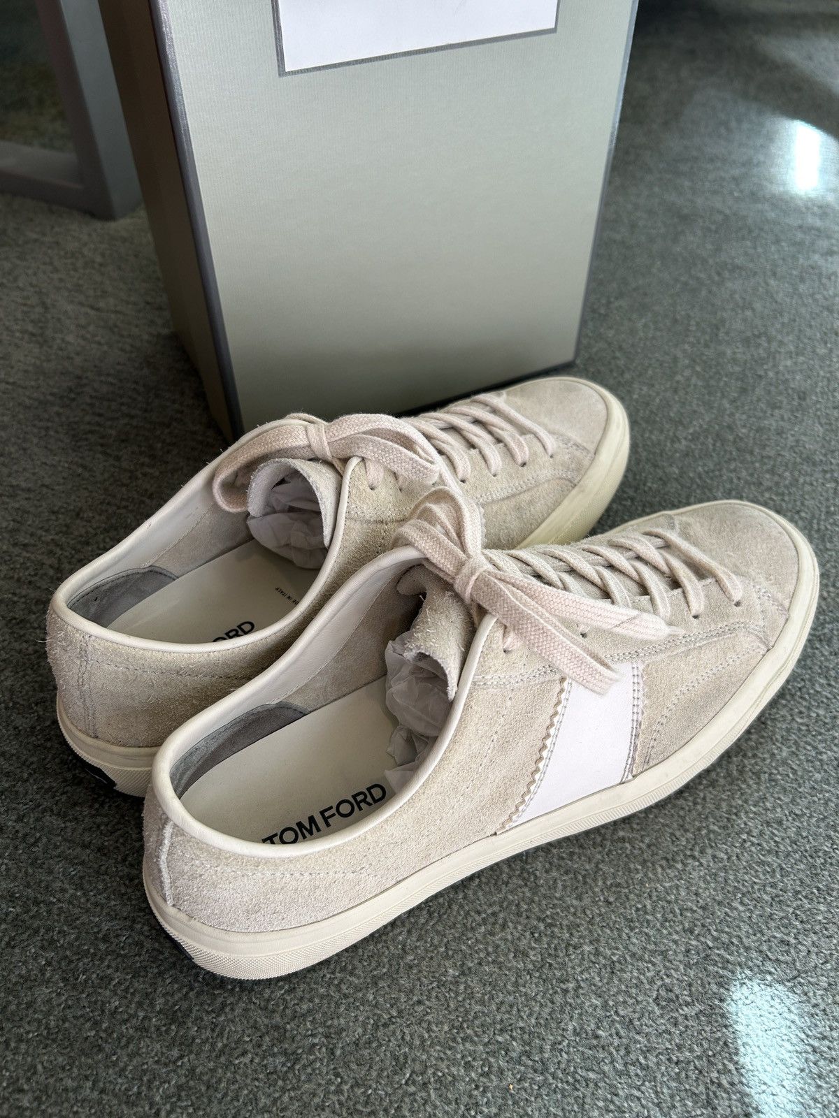 Tom Ford Tom Ford Cambridge Suede Sneakers Size US 8.5 / EU 41-42 - 4 Thumbnail