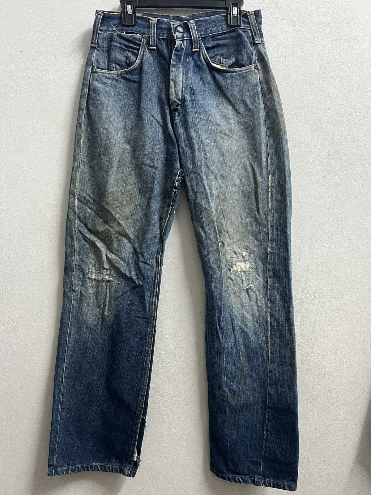 Vintage 1950s RANCH CRAFT Side Zipper Jeans - Fabulous!
