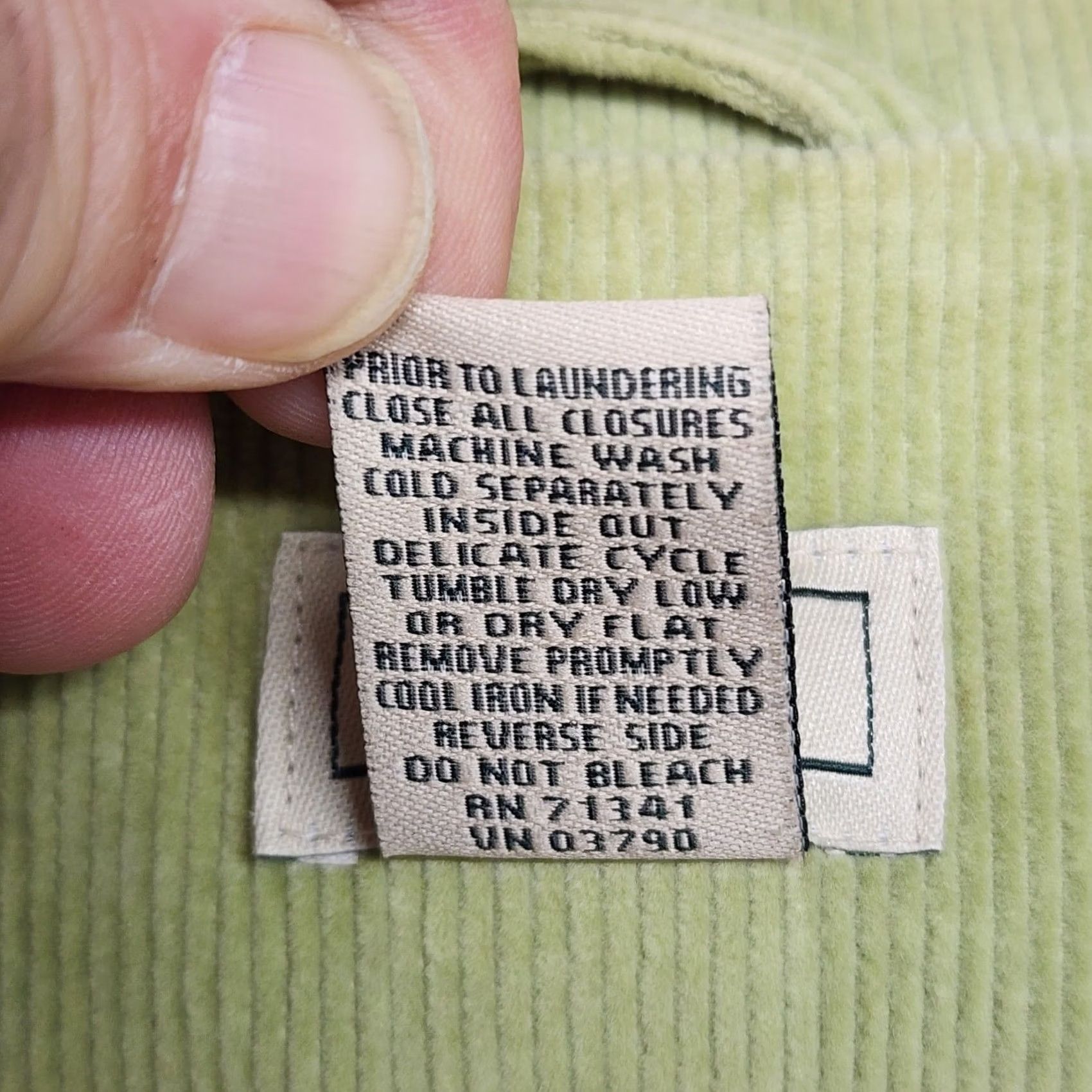 Vintage VINTAGE LL Bean Corduroy Jacket Blazer Womens 12 Petite Green Lined Academia Jacket Womens12 Petite Green Vintage Size XL / US 12-14 / IT 48-50 - 5 Thumbnail