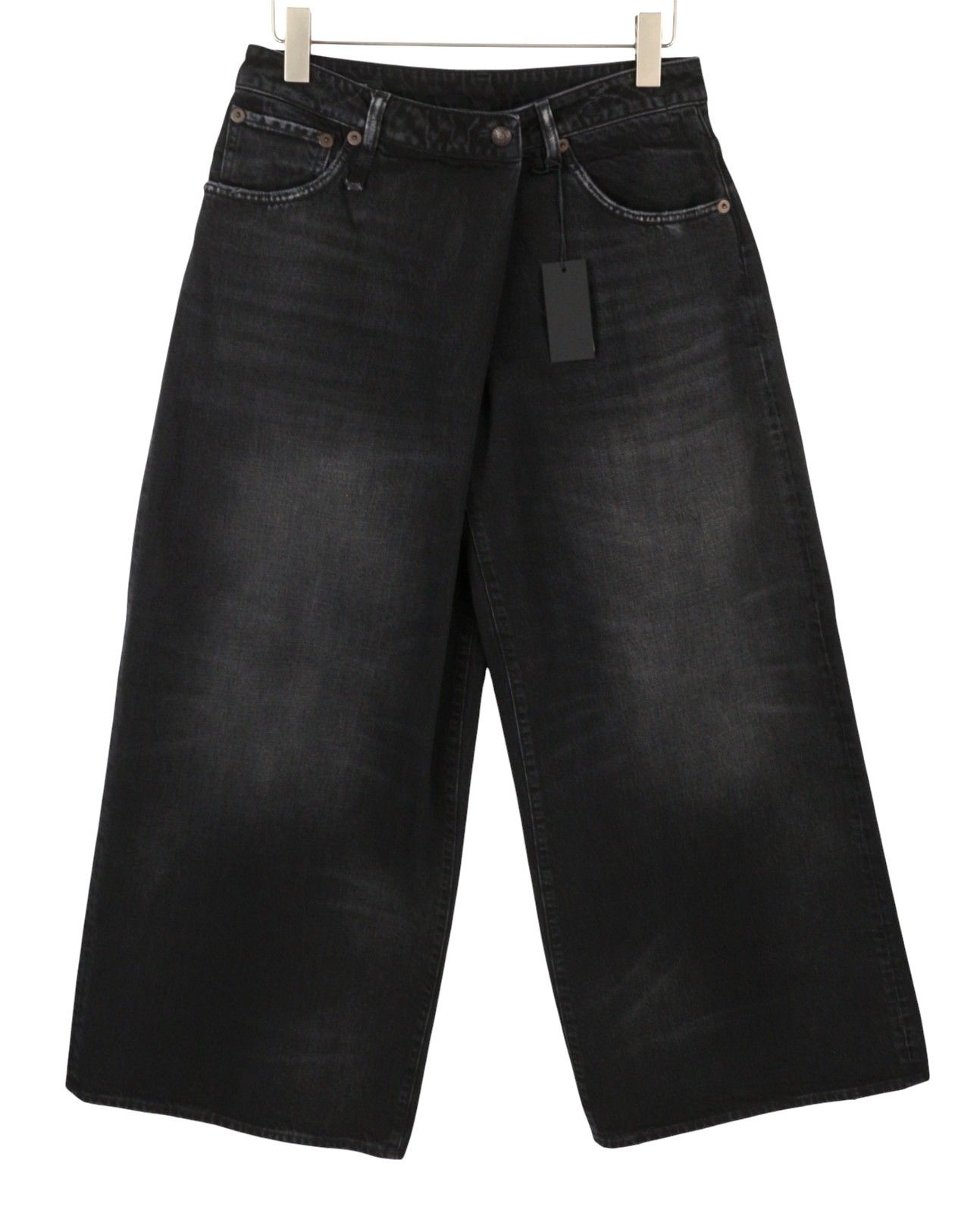 R13 NICO WRAP 27 Essex Black Asym 88271 Size 27" / US 4 / IT 40 - 4 Thumbnail