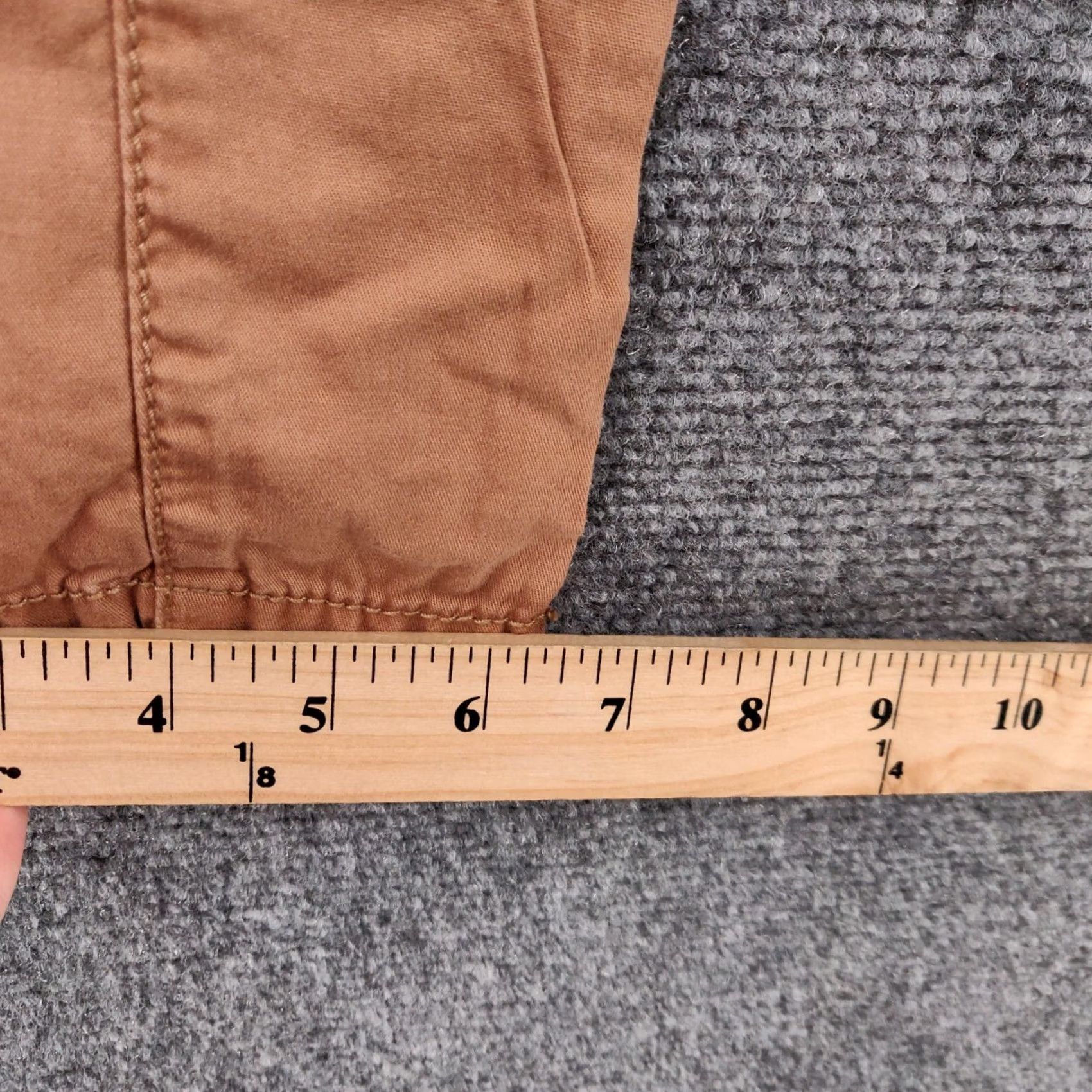 Calvin Klein Calvin Klein Pants Womens 4 Orange Chino Mid Rise Flat Front Cotton Canvas Size 27" / US 4 / IT 40 - 7 Thumbnail