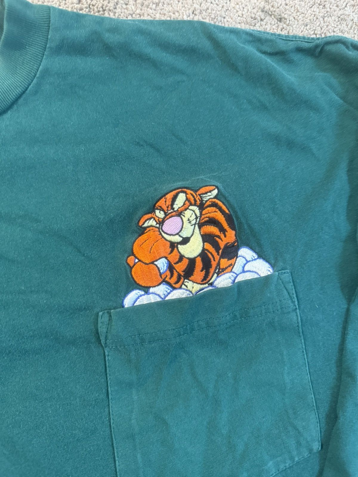 Disney Embroidered | Winnie Pooh and Tiger Shirt Size US XL / EU 56 / 4 - 2 Thumbnail