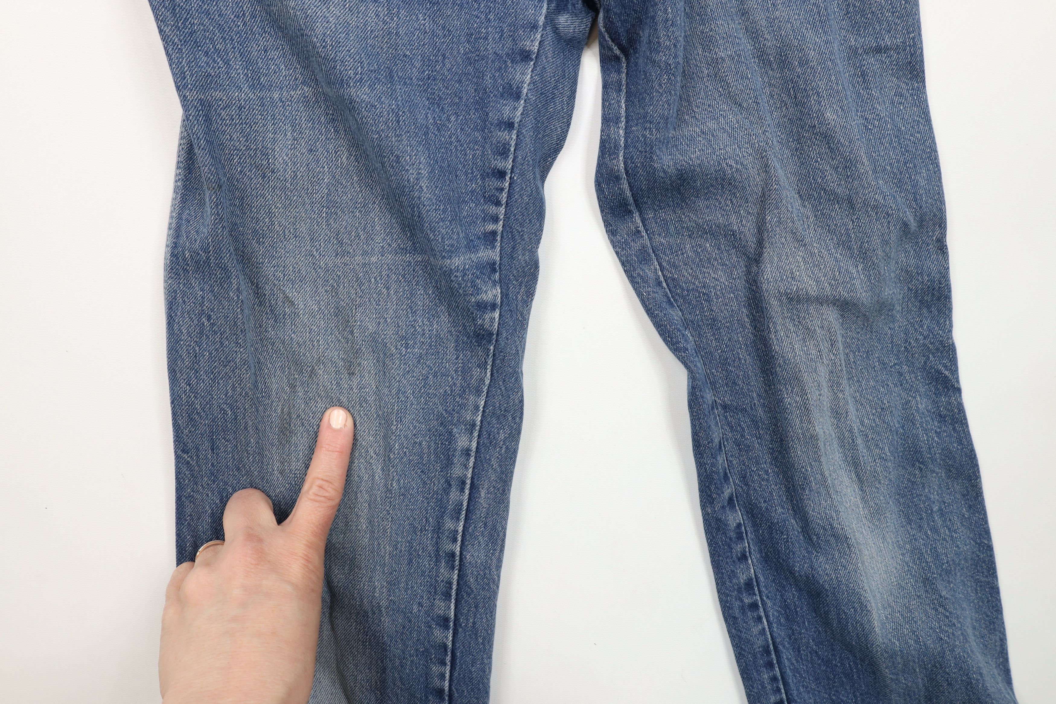 Guess × Vintage Vintage 80s Guess Skinny Straight Leg Denim Jeans Blue USA Size 24" / US 00 / IT 34 - 6 Thumbnail
