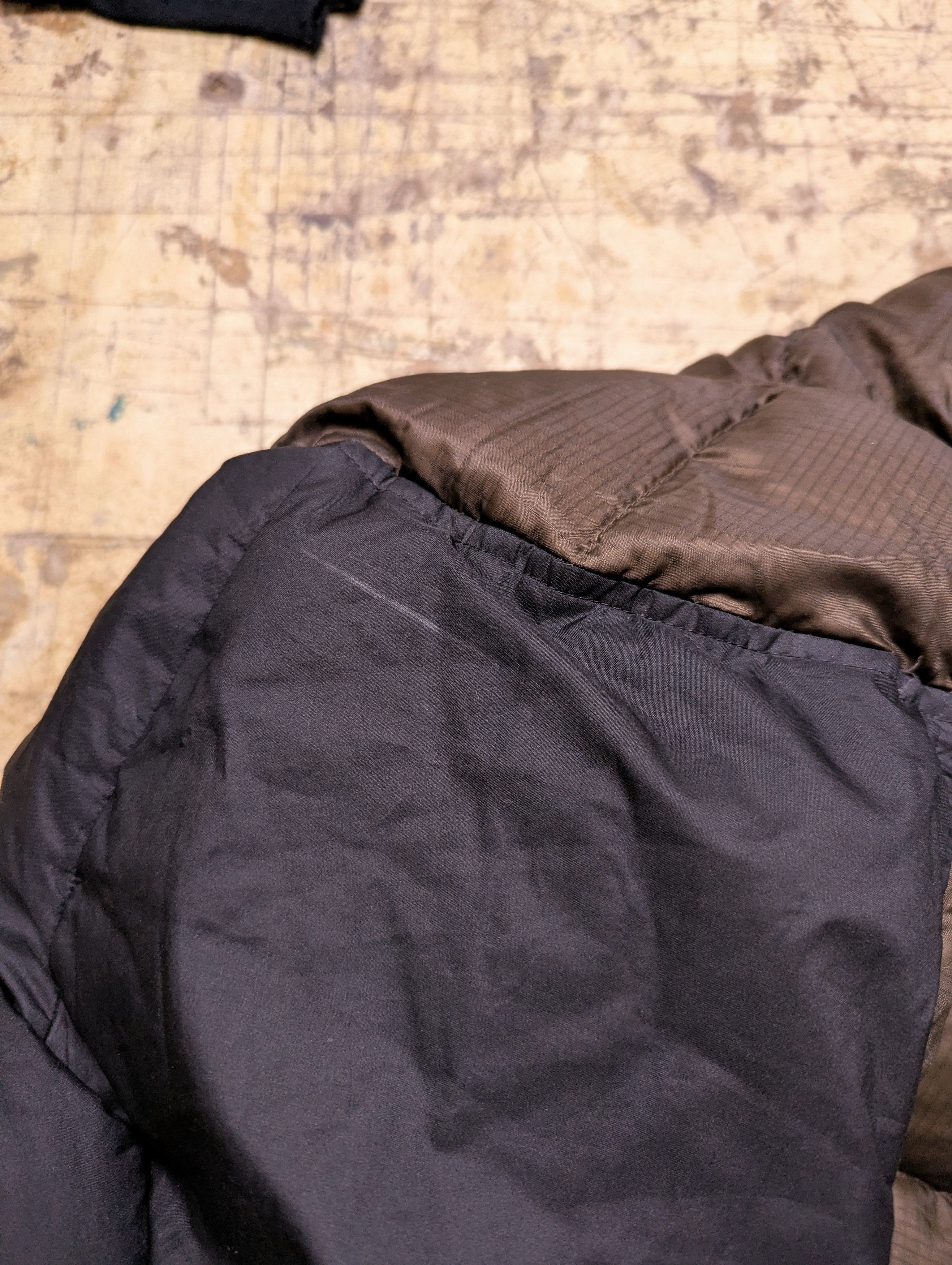 Nike 00s Nike Swoosh Brown Down Puffer Jacket Size US M / EU 48-50 / 2 - 10 Thumbnail