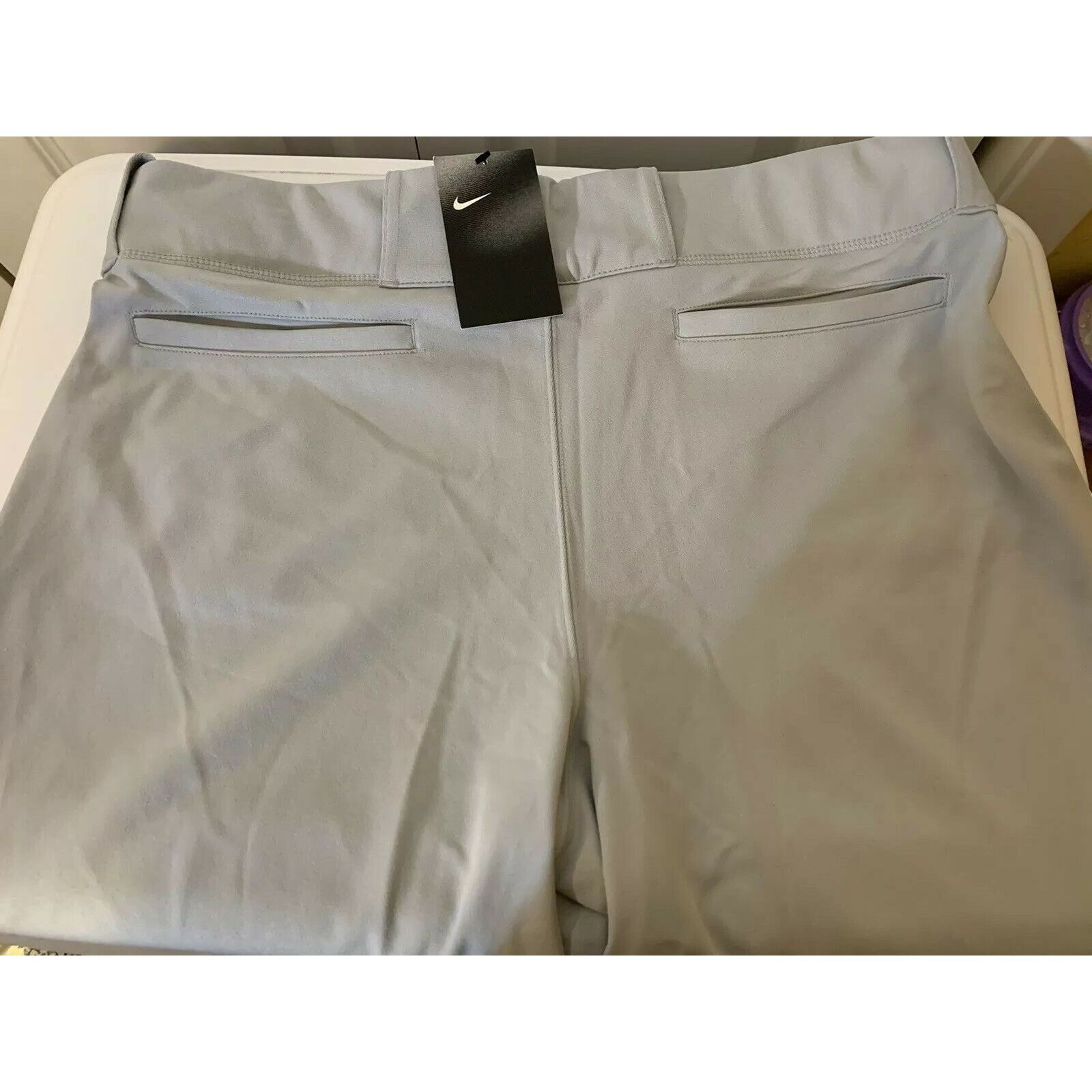 Nike New Nike BSBL Mens Baseball Pants Sz L Gray Red 747225-053 N Size US 34 / EU 50 - 5 Thumbnail