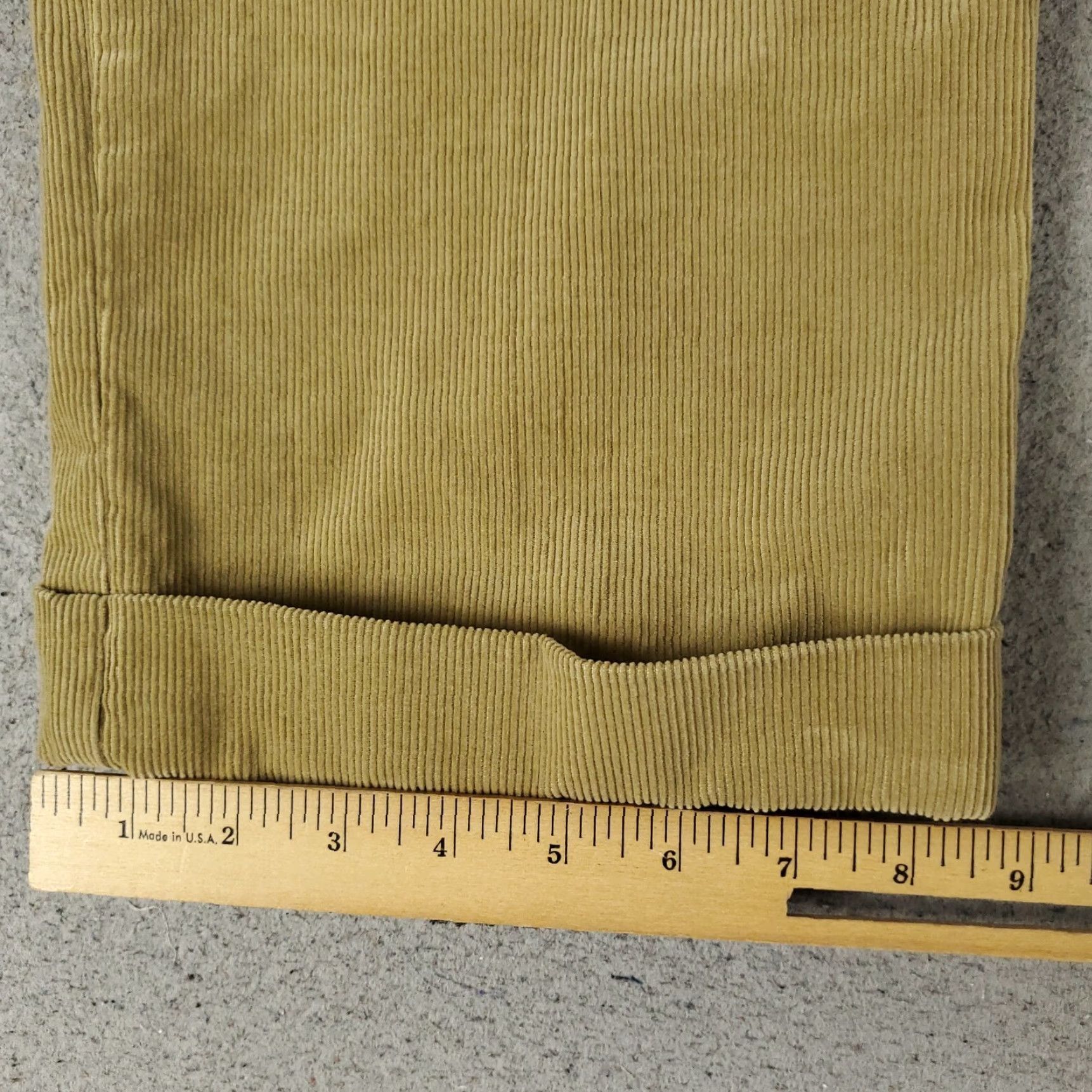 Ralph Lauren Ralph Lauren Chino Pants Mens 36x34 Beige Corduroy Pleated Straight Regular Fit Size US 36 / EU 52 - 6 Thumbnail