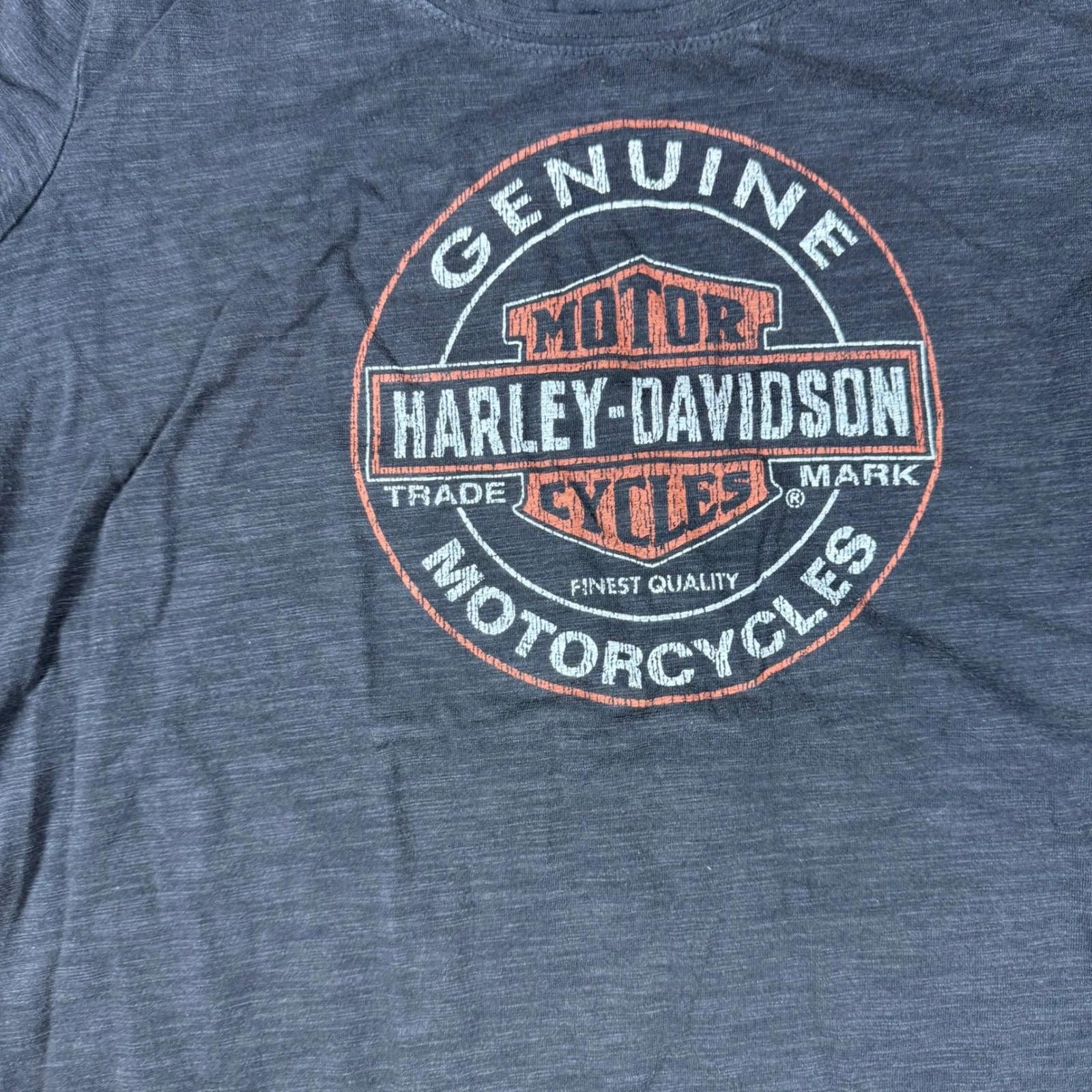 Harley Davidson Harley-Davidson Womens Graphic T-Shirt Gray Large Size L / US 10 / IT 46 - 3 Thumbnail