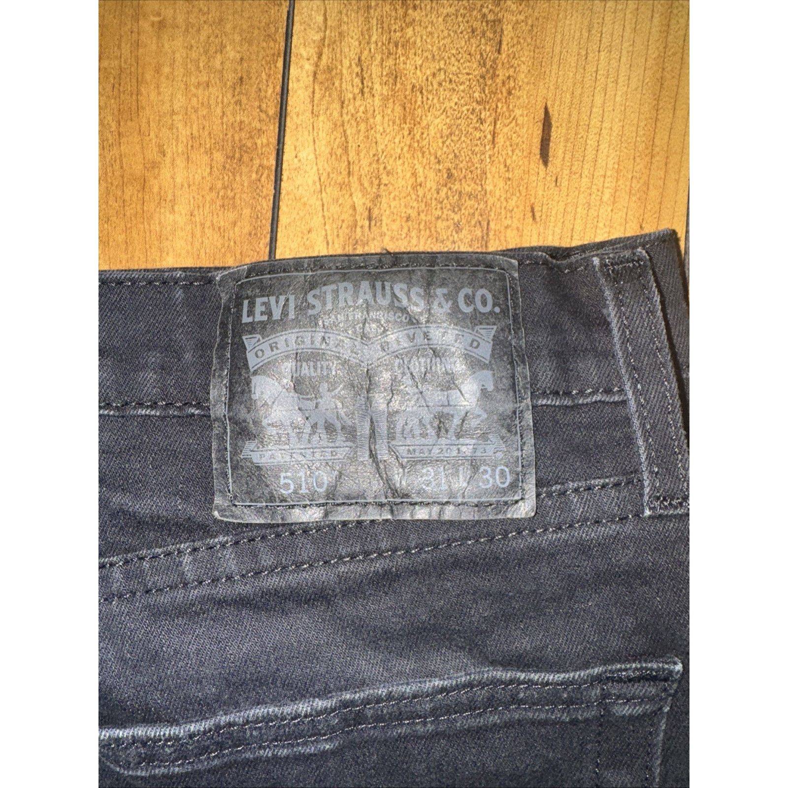 Levi's × Vintage Levi’s 510 Men’s Skinny Jeans Black Denim 30x30 Size US 30 / EU 46 - 2 Thumbnail