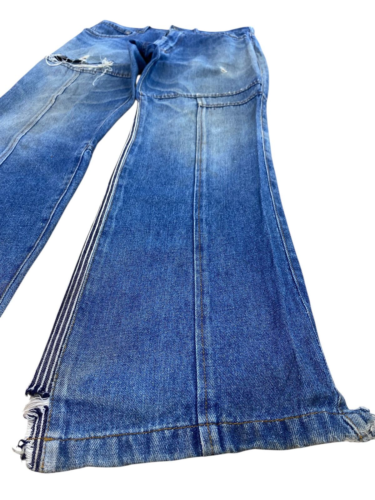 Japanese Brand Japanese Brand Arrow Line Style Wide Leg Jeans Size US 30 / EU 46 - 6 Thumbnail