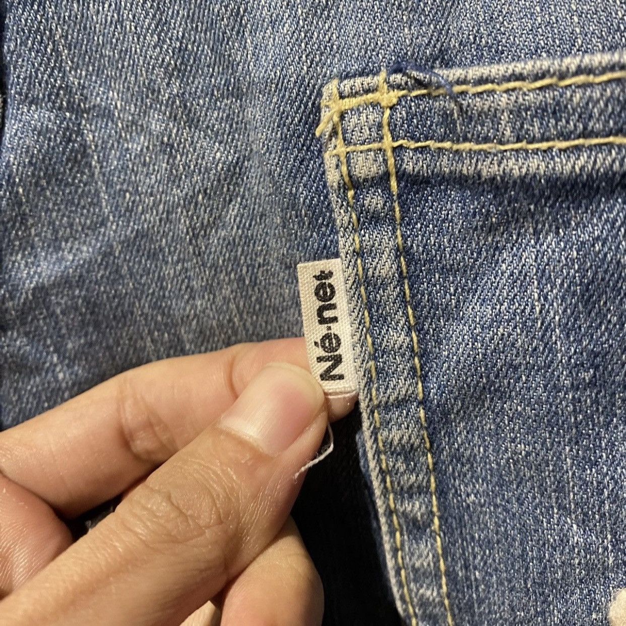 Designer × Issey Miyake × Japanese Brand Issey Miyake Ne-Net Buckle Back Jeans Size US 32 / EU 48 - 6 Thumbnail