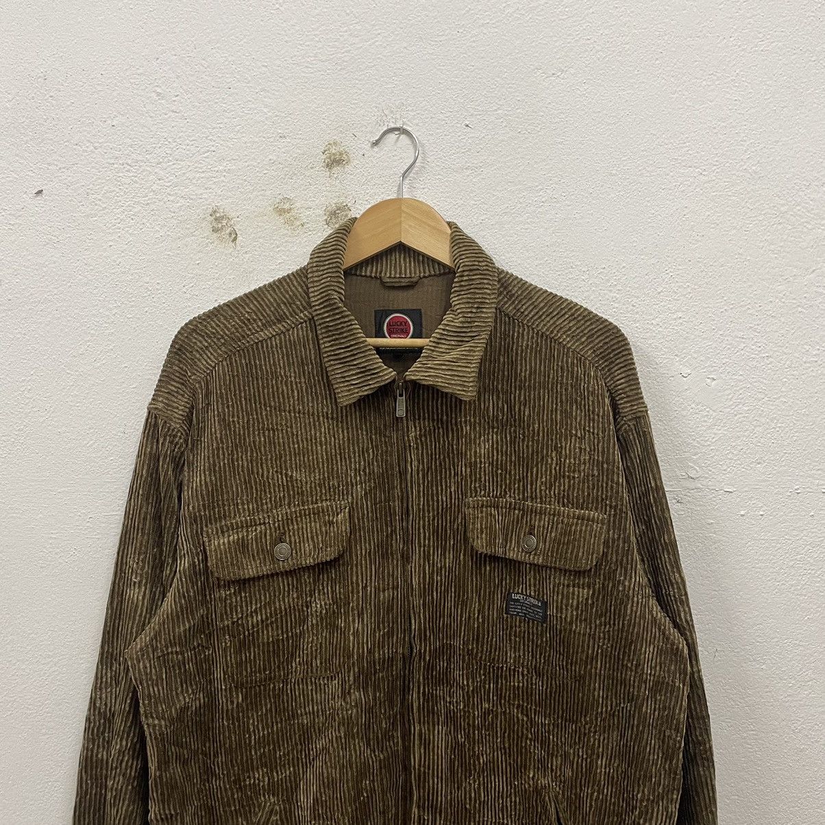 Sports Specialties × Vintage 🔥Vintage Lucky Strike Four Pocket Zipper Corduroi Jacket Size US L / EU 52-54 / 3 - 3 Thumbnail