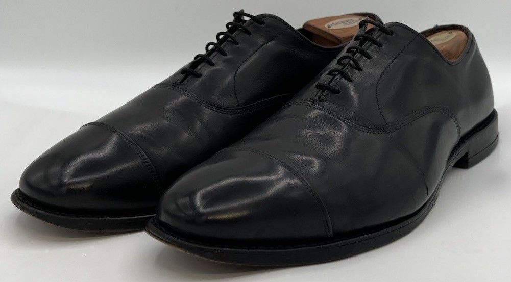 Allen Edmonds Allen Edmonds PARK AVENUE Cap Toe Black Leather Oxfords 12D Size US 12 / EU 45 - 2 Thumbnail
