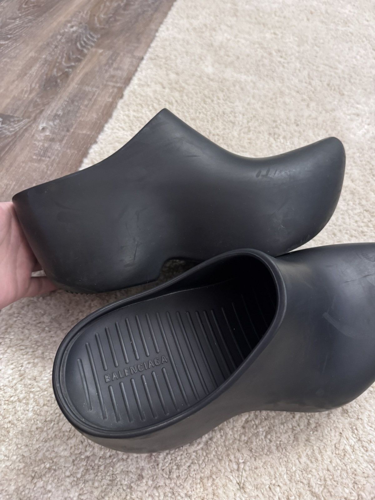 Balenciaga Balenciaga Rubber Technoclog Size 42 Size US 9 / EU 42 - 8 Thumbnail