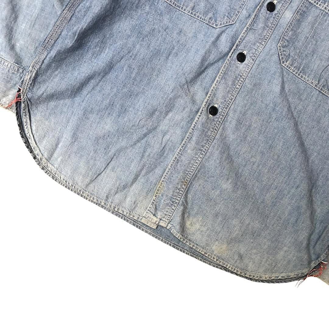 Japanese Brand × Sugar Cane × Toyo Enterprises Vintage sugarcane faded chambray workshirt Size US S / EU 44-46 / 1 - 5 Thumbnail