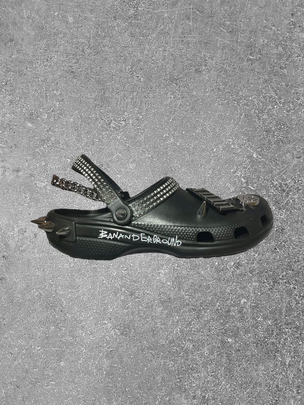 image of Little Big Avant Garde Slides in Black, Men's (Size 12)