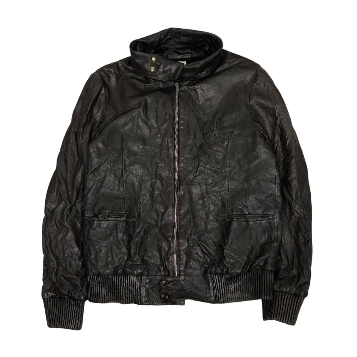 Paul Smith 🔥VINTAGE SOFT LEATHER BIKER JACKET PAUL SMITH Size US M / EU 48-50 / 2 - 1 Thumbnail