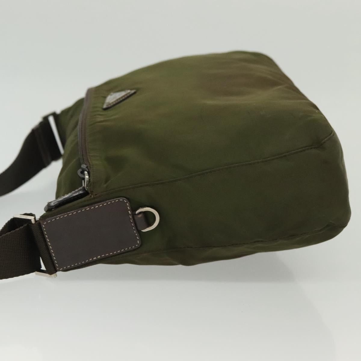 Prada PRADA Shoulder Bag Nylon Khaki Silver Size ONE SIZE - 5 Thumbnail