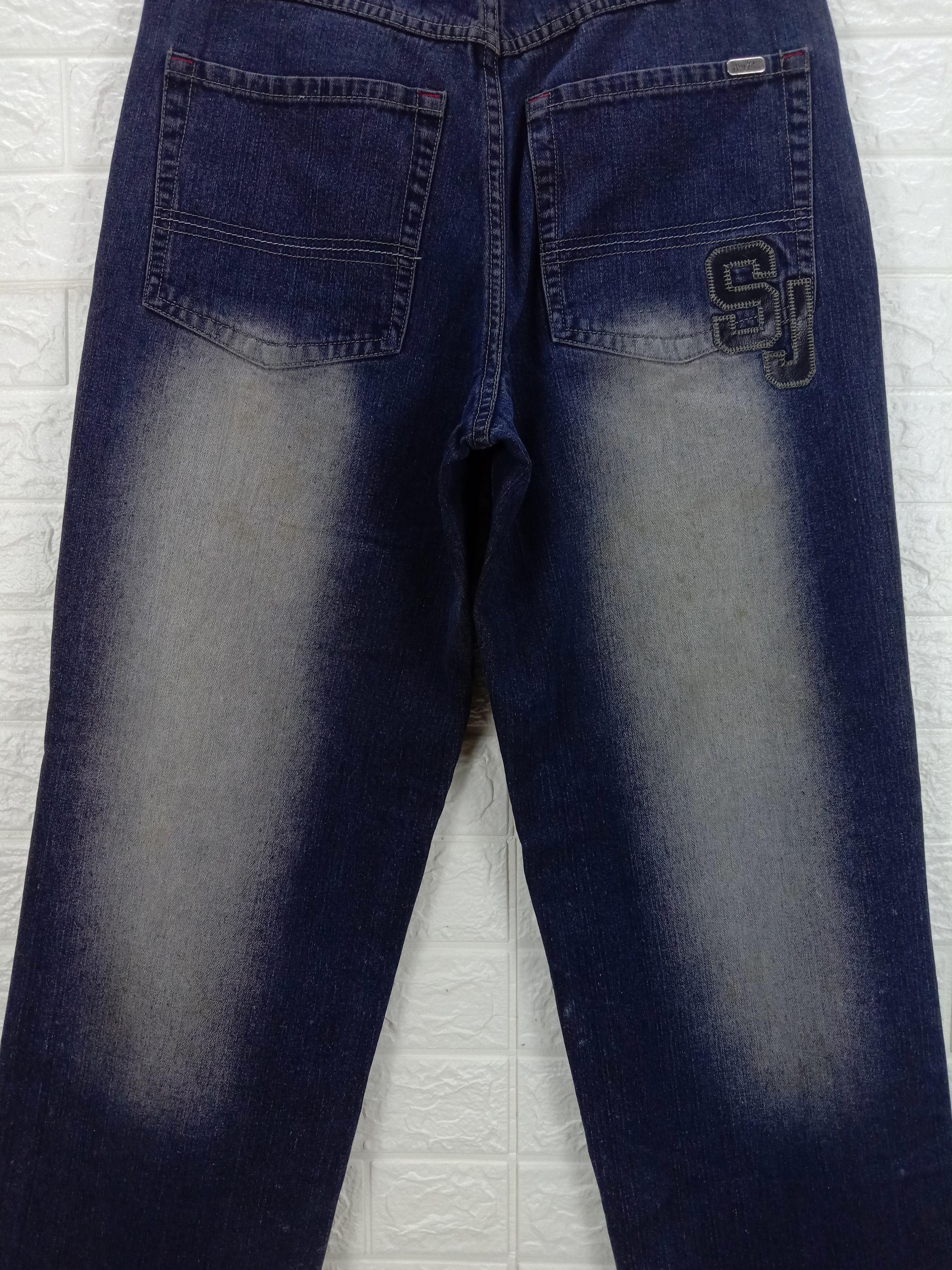 Sean John Vintage Sean John SJ Patched Baggy Wide Jeans Size US 31 - 7 Thumbnail