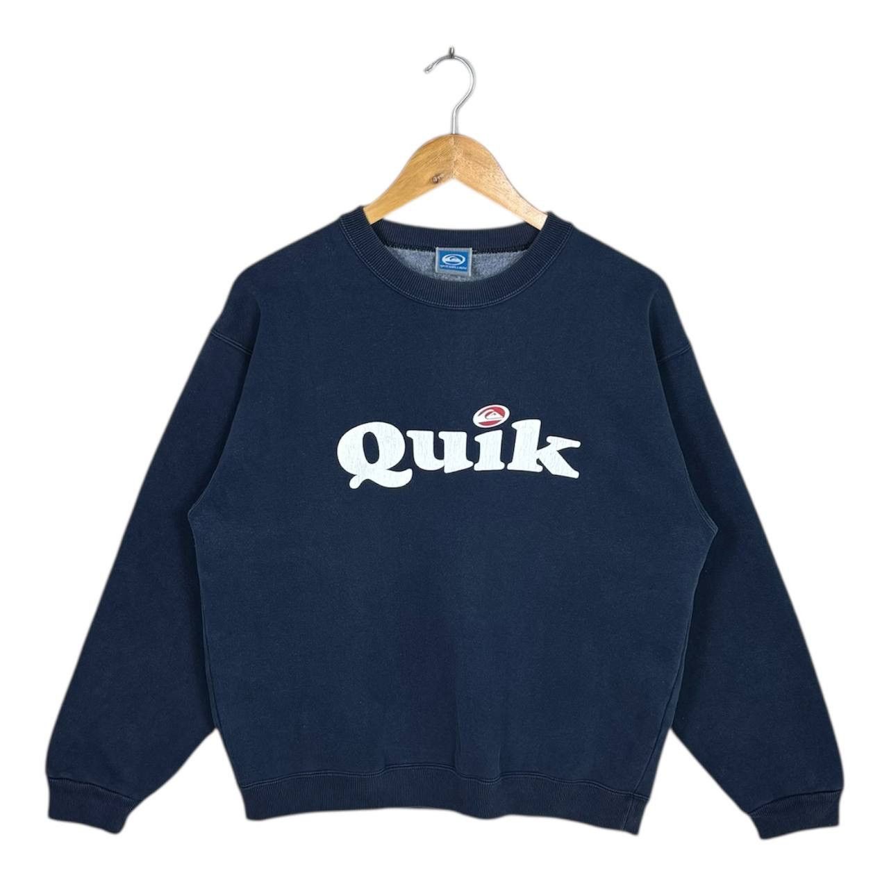 Quiksilver Vintage 90s Quiksilver Spell-out Logo Crewneck Sweatshirt Size US L / EU 52-54 / 3 - 1 Thumbnail