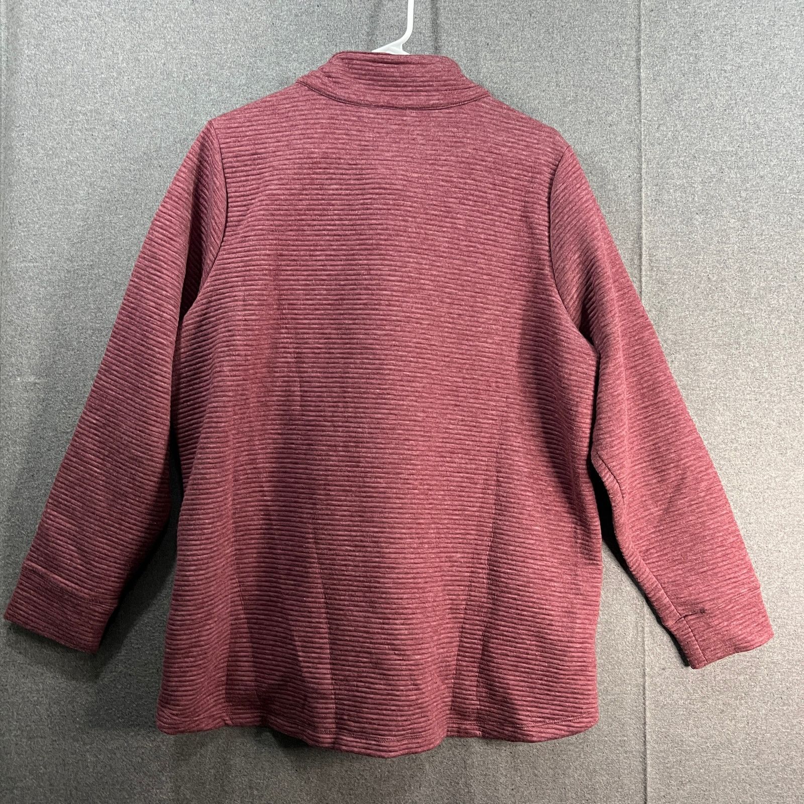 Other Joan Rivers Quarter Zip Knit Pullover Sweater Size XL / US 12-14 / IT 48-50 - 2 Thumbnail