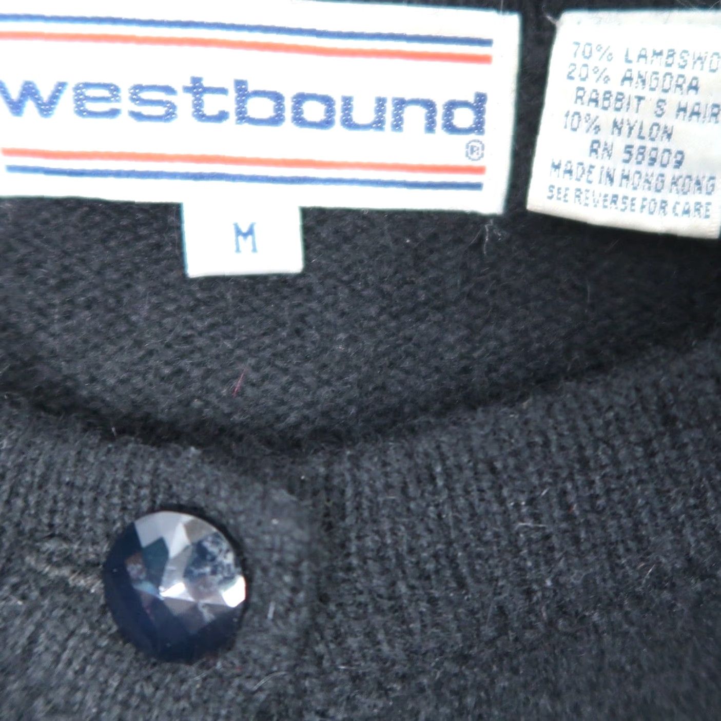 Vintage VINTAGE 90S CHRISTMAS WESTBOUND BLACK ANGORA WOOL SEQUIN CARDIGAN M User: VINTAGE 90S WESTBOUND BLACK ANGORA WOOL SEQUIN CARDIGAN M Size M / US 6-8 / IT 42-44 - 7 Thumbnail