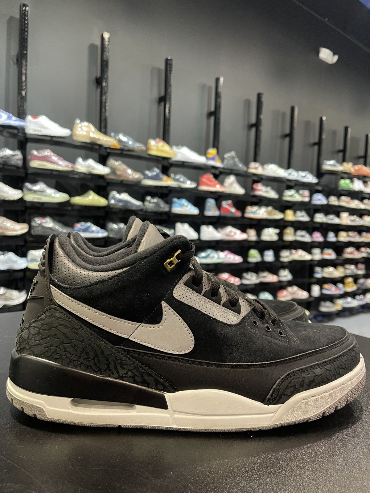 Jordan Brand Size 13 - Jordan 3 Retro Tinker Black Cement Gold Size US 13 / EU 46 - 3 Thumbnail