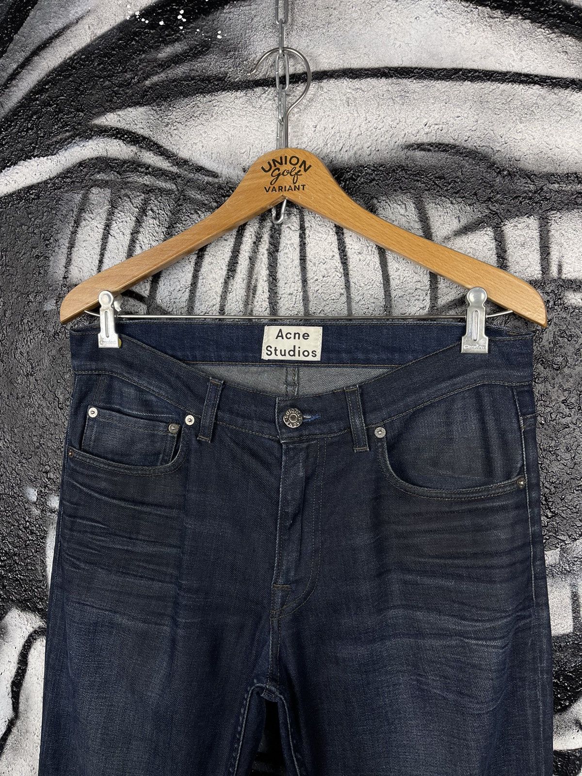 Acne Studios Acne Studios Ace Oreo Denim Jeans Men’s Size W32 L34 Size US 32 / EU 48 - 2 Thumbnail
