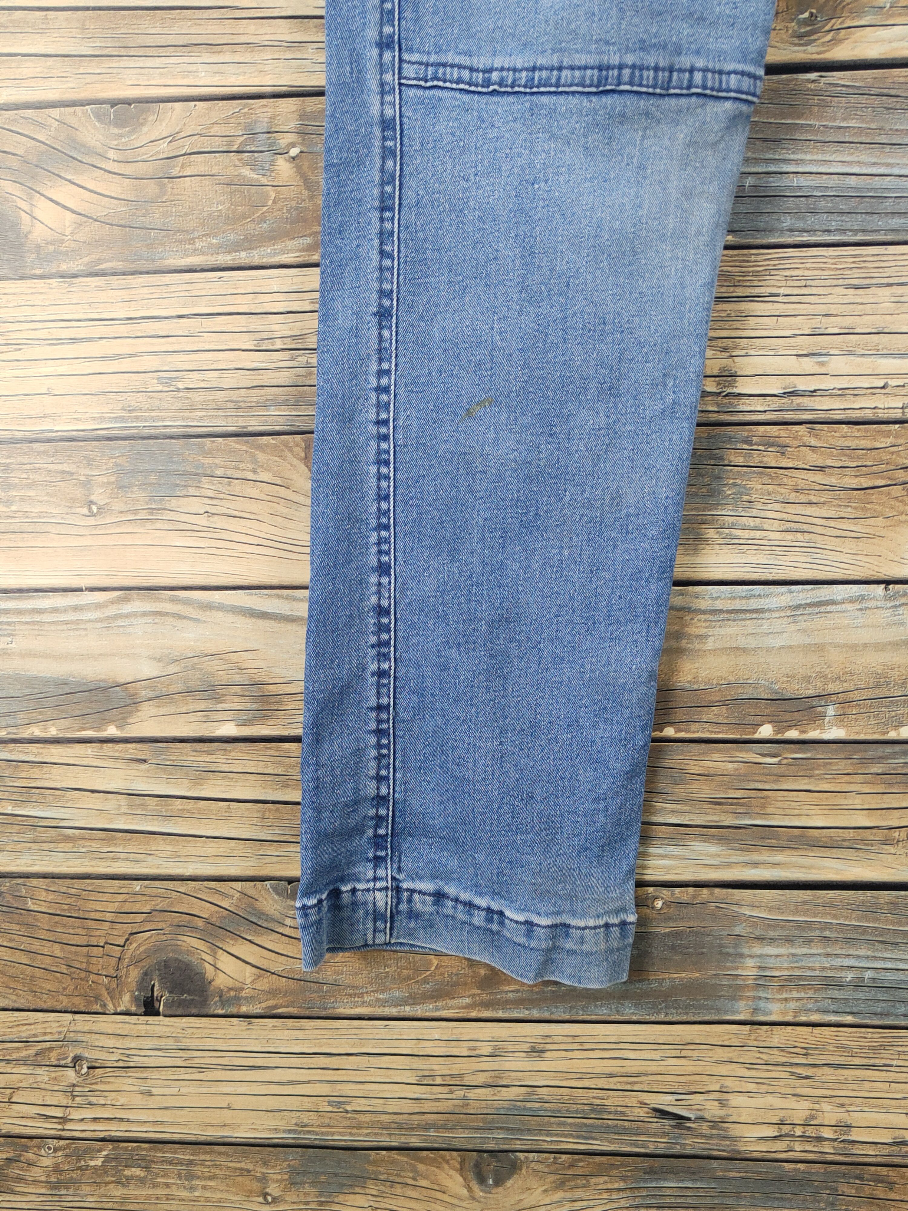 Vintage DL Tora Blue Distressed Ripped Jeans #2121 Size US 35 - 4 Thumbnail