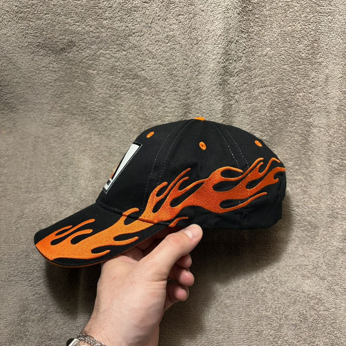 Vintage Vintage Allis Chalmers Flame Hat Embroidered Logo Skater Y2K Size ONE SIZE - 3 Thumbnail