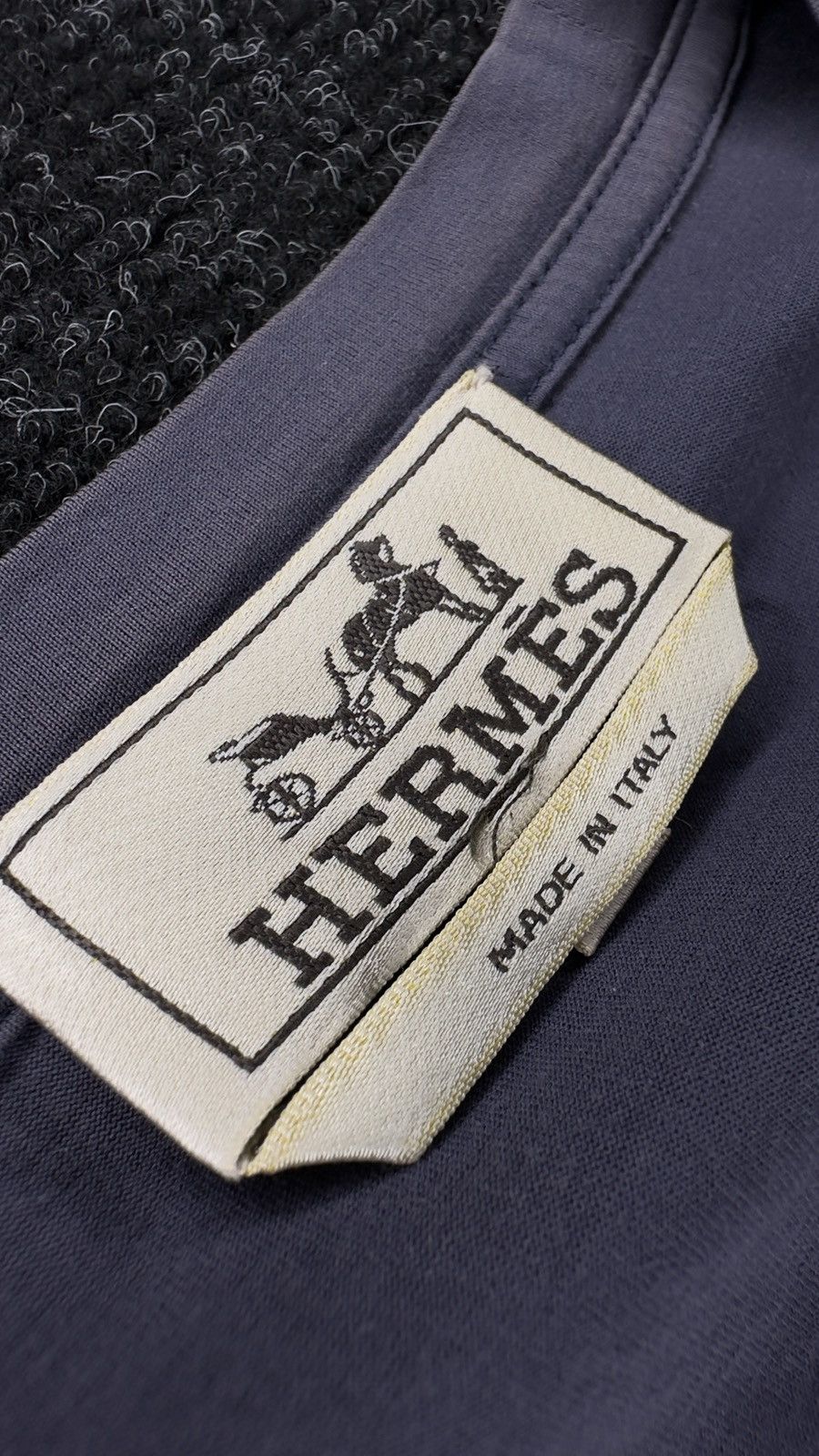 Hermes Hermes T shirt Size XXXL Navy 6/10 Size US XXL / EU 58 / 5 - 8 Thumbnail