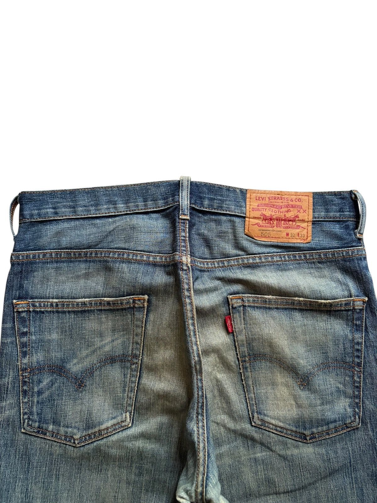 Levi's Vintage 90s Levis 505 Mud Wash Distressed Loose Jeans Size US 34 / EU 50 - 8 Thumbnail
