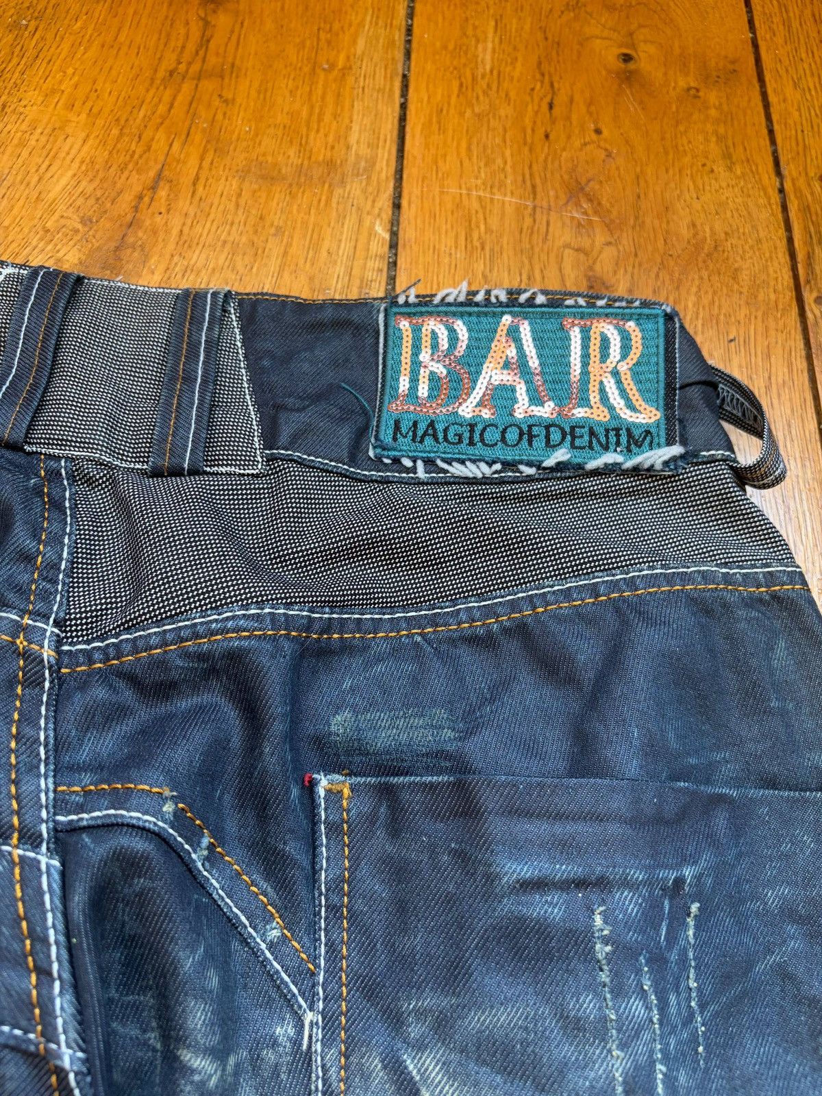Other Bar "Magic of Denim" Avant-Garde Straight Leg Jeans Size US 33 - 8 Thumbnail
