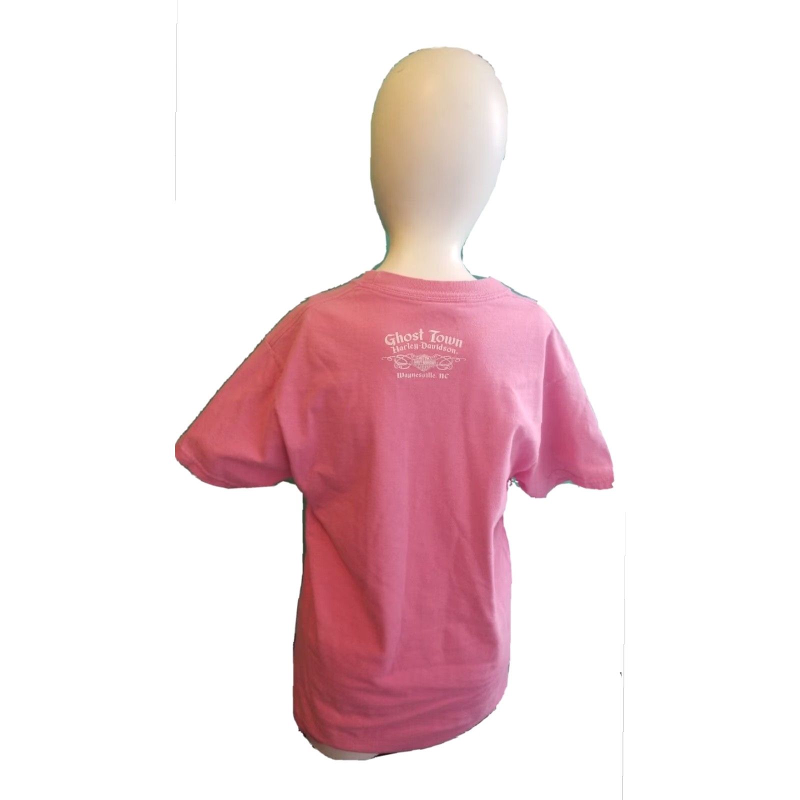 Harley Davidson Harley-Davidson Eagle Logo Pink Short Sleeve T-Shirt Womens S Casual Biker Size S / US 4 / IT 40 - 2 Thumbnail