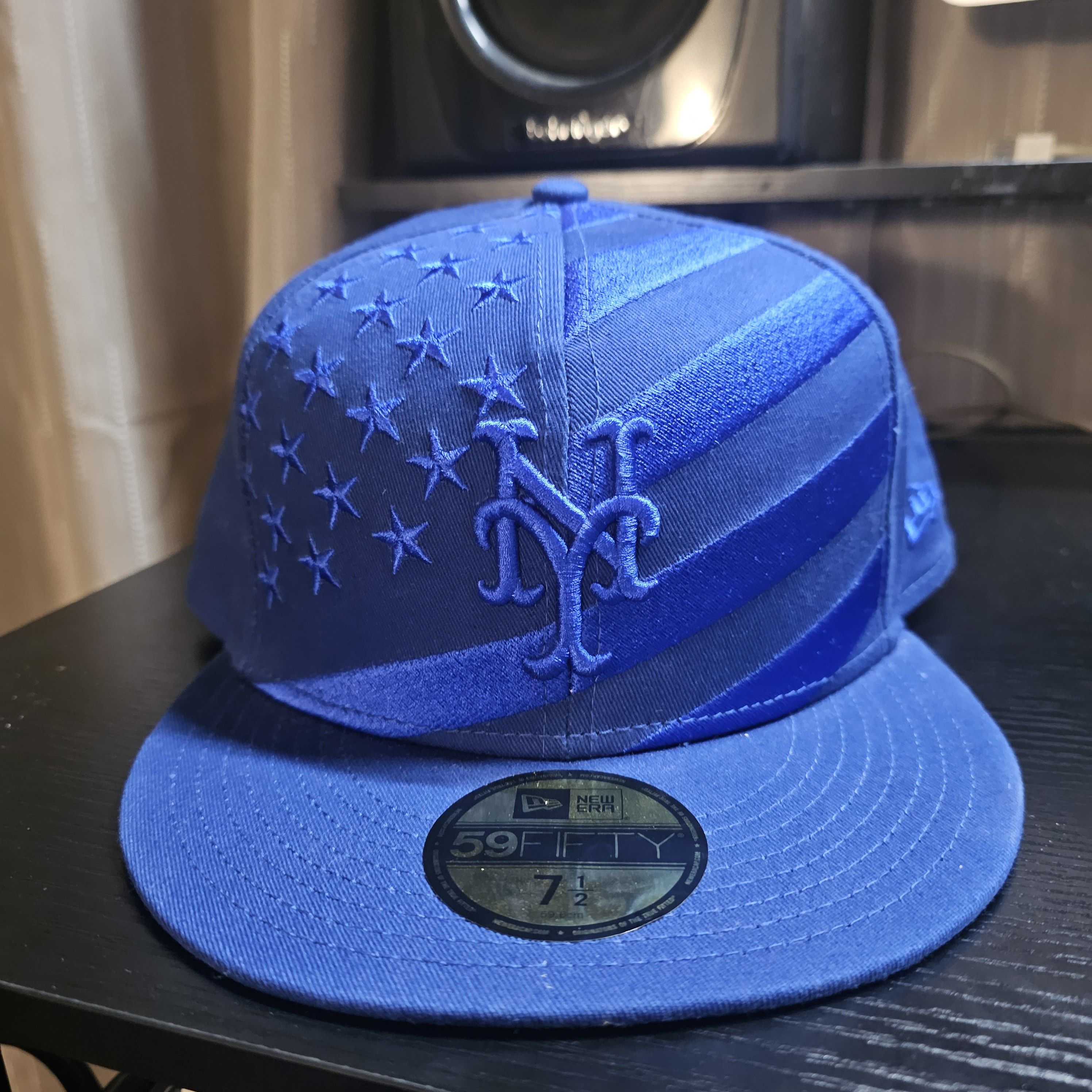 New Era Mets Royal Blue Patriot Size ONE SIZE - 1 Thumbnail